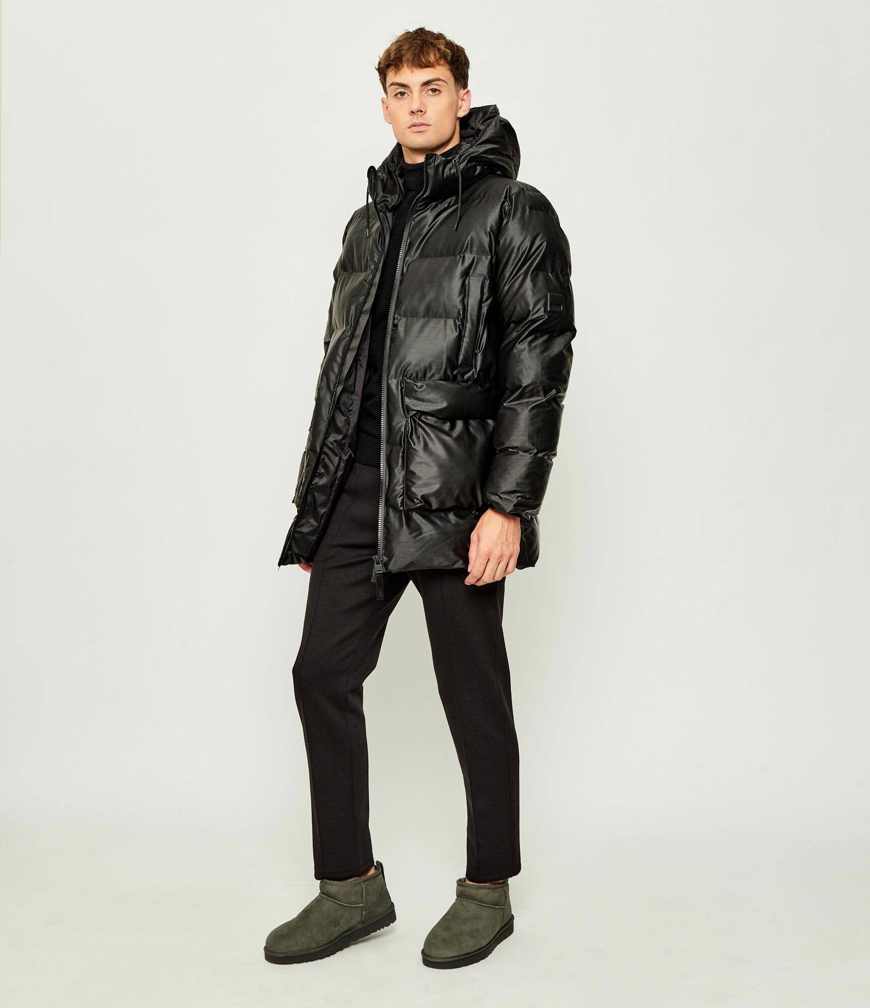 UGG Bocanci Classic Ultra Mini cu adaos de lână | skóra