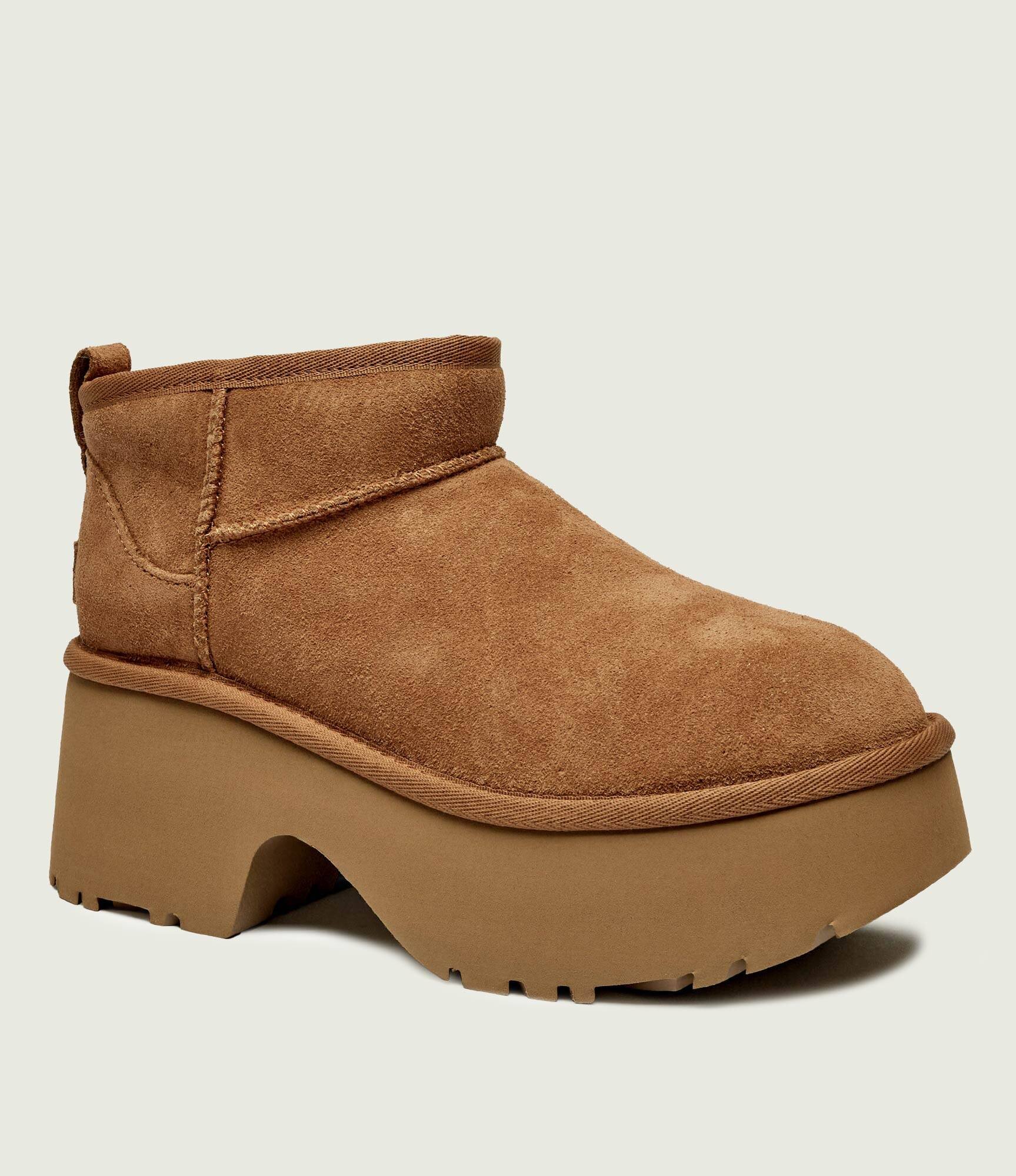 UGG Bocanci Classic Ultra Mini New Heights | lână | piele întoarsă