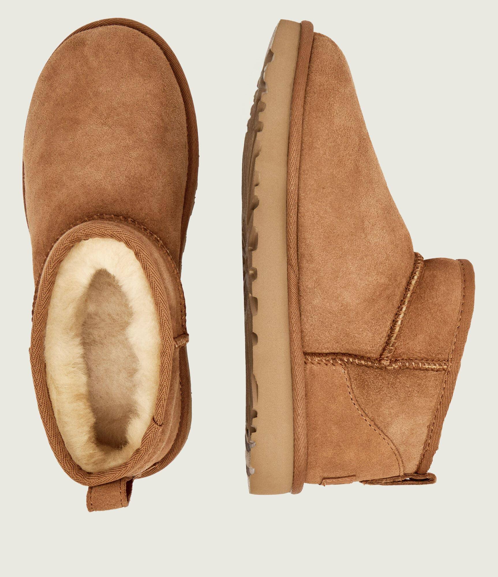 UGG Bocanci CLASSIC ULTRA MINI | piele întoarsă