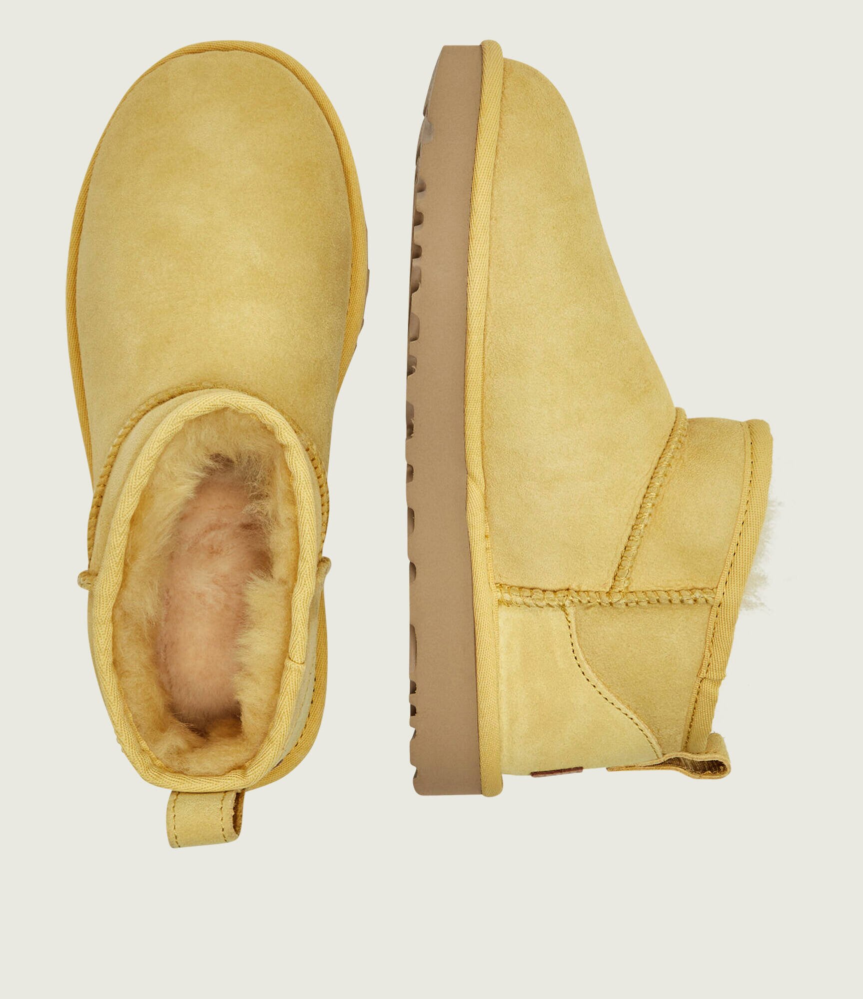 UGG Bocanci Classic Ultra Mini | piele întoarsă | lână