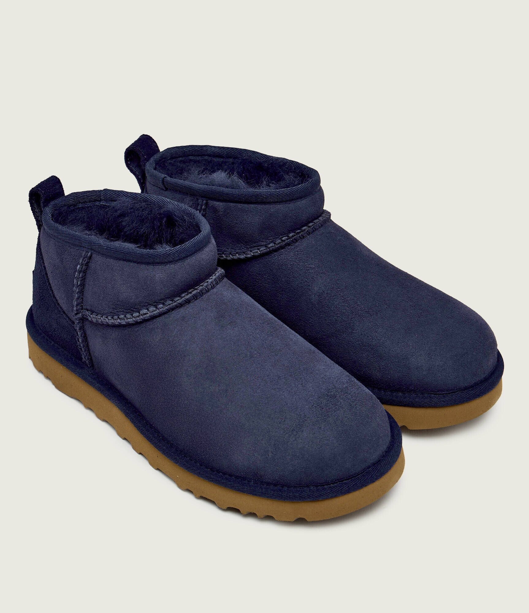 UGG Bocanci CLASSIC ULTRA MINI | piele întoarsă (zamsz) | cu adaos de lână