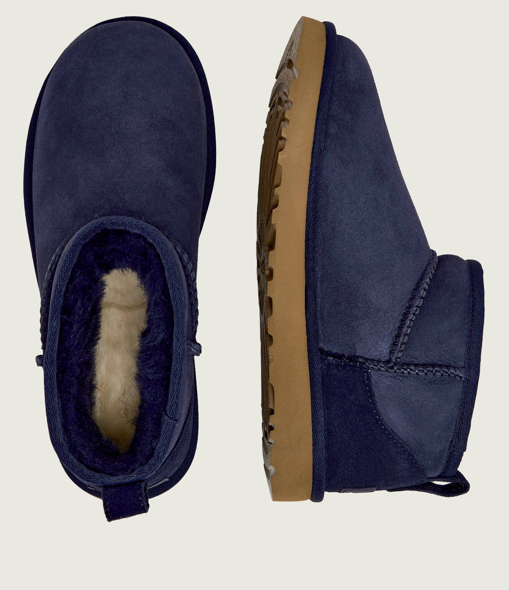 UGG Bocanci CLASSIC ULTRA MINI | piele întoarsă (zamsz) | cu adaos de lână