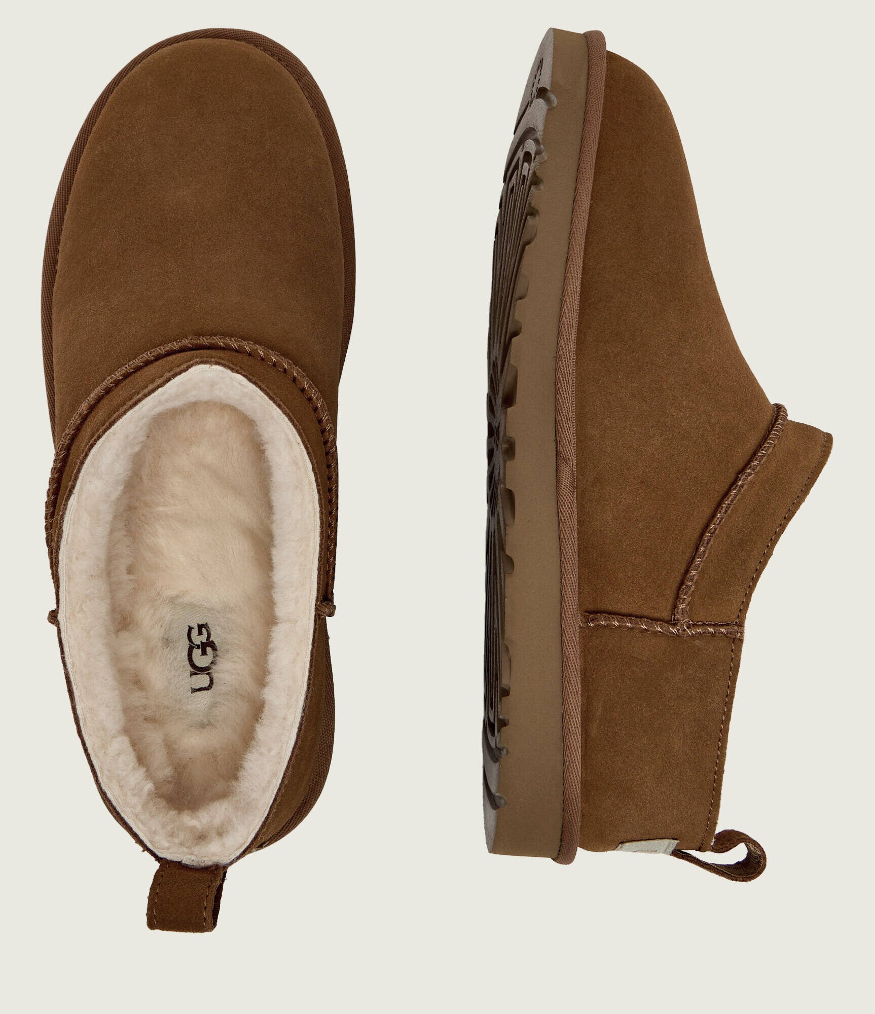 UGG Bocanci M CLASSIC MICRO | piele întoarsă (zamsz) | cu adaos de lână