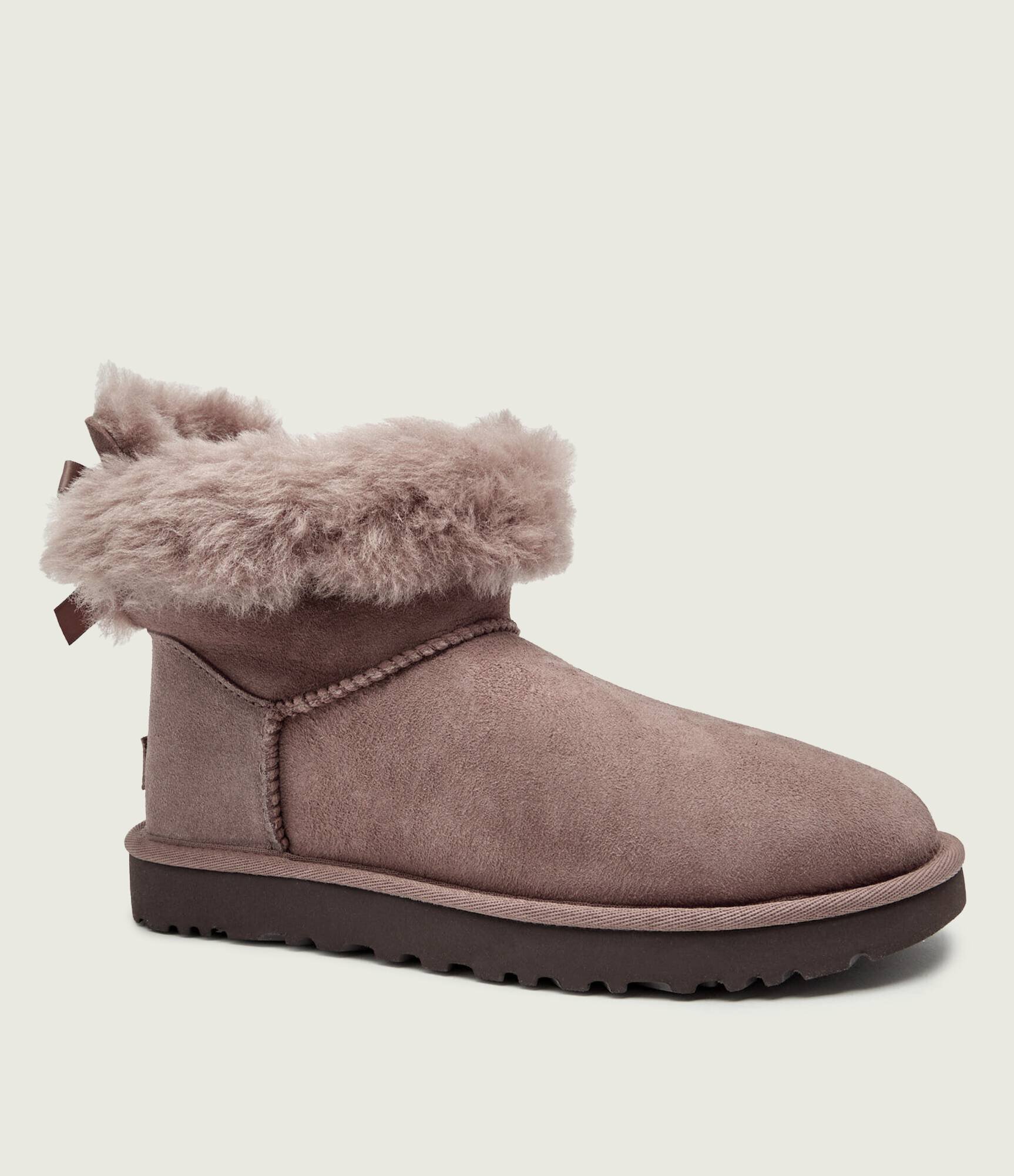 UGG Bocanci Mini Bailey Bow II | piele întoarsă