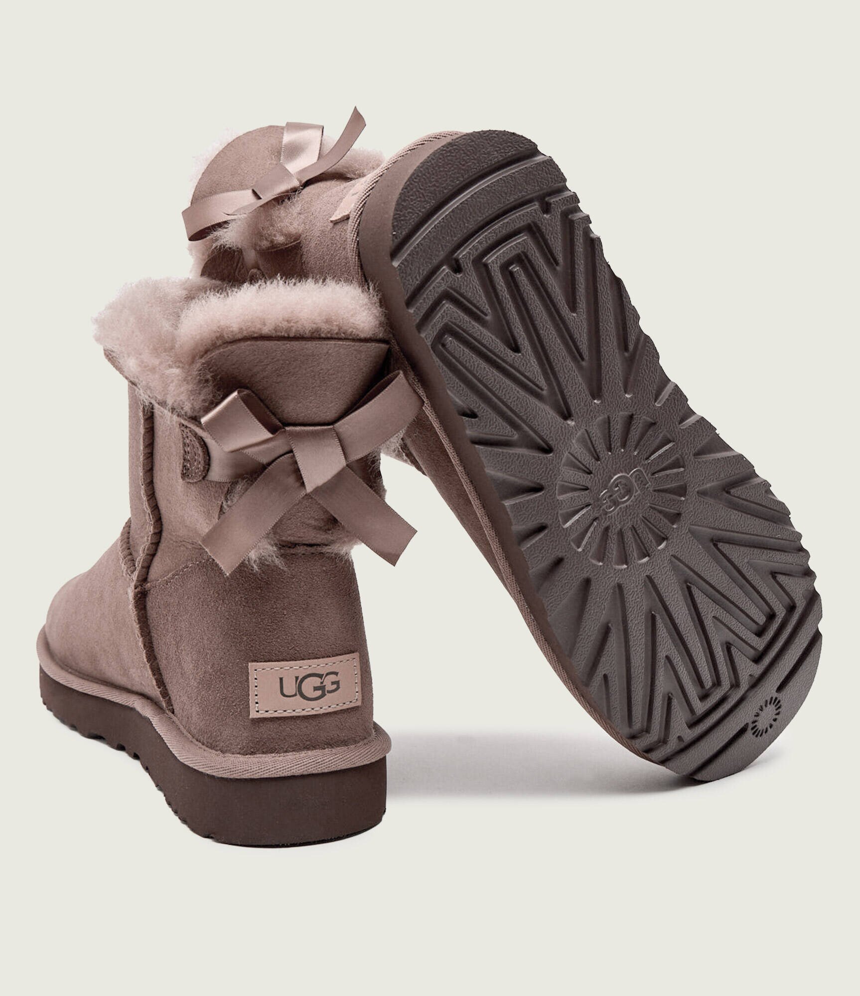UGG Bocanci Mini Bailey Bow II | piele întoarsă