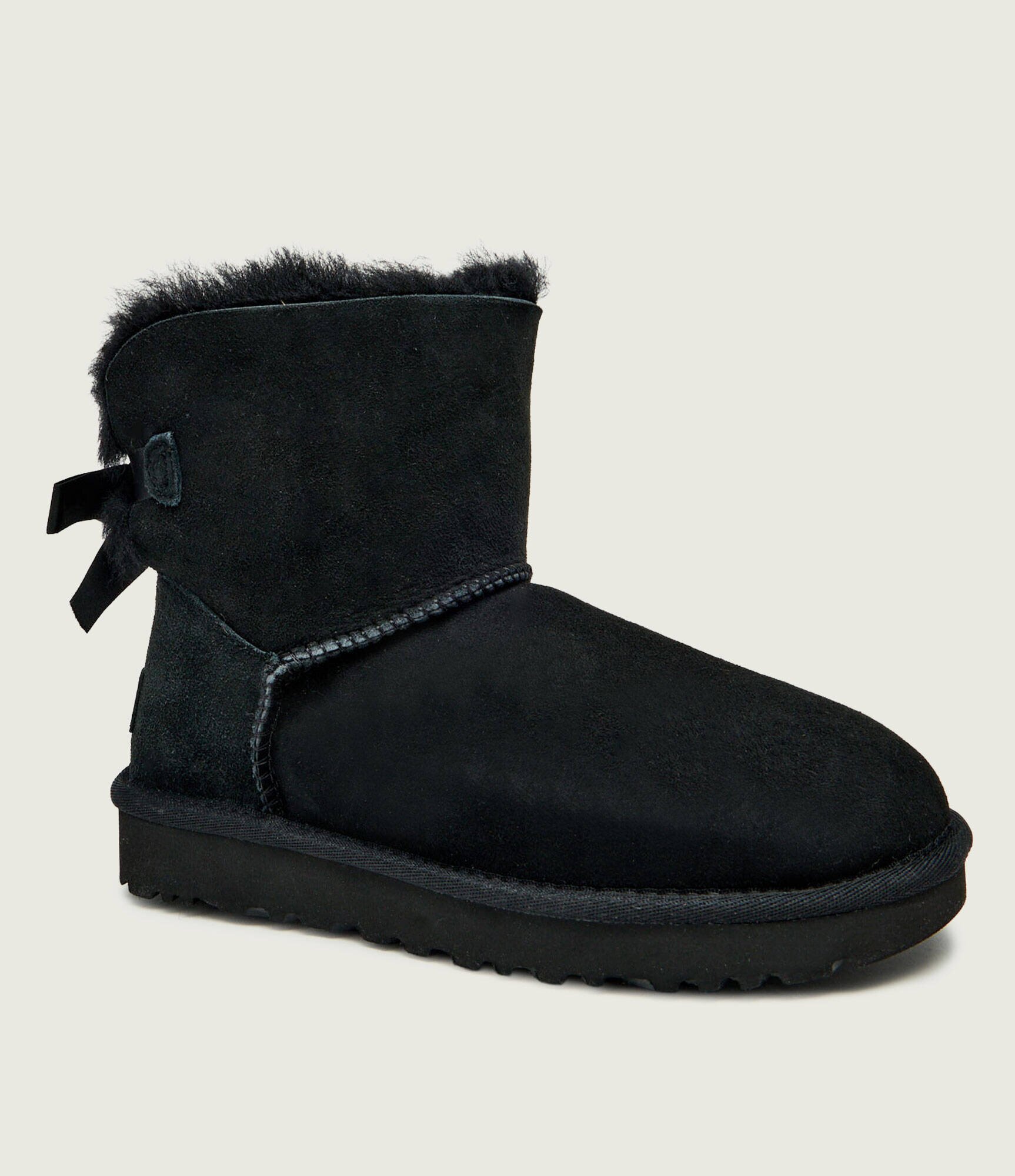 UGG Bocanci Mini Bailey Bow II | piele întoarsă | wełna | shearling