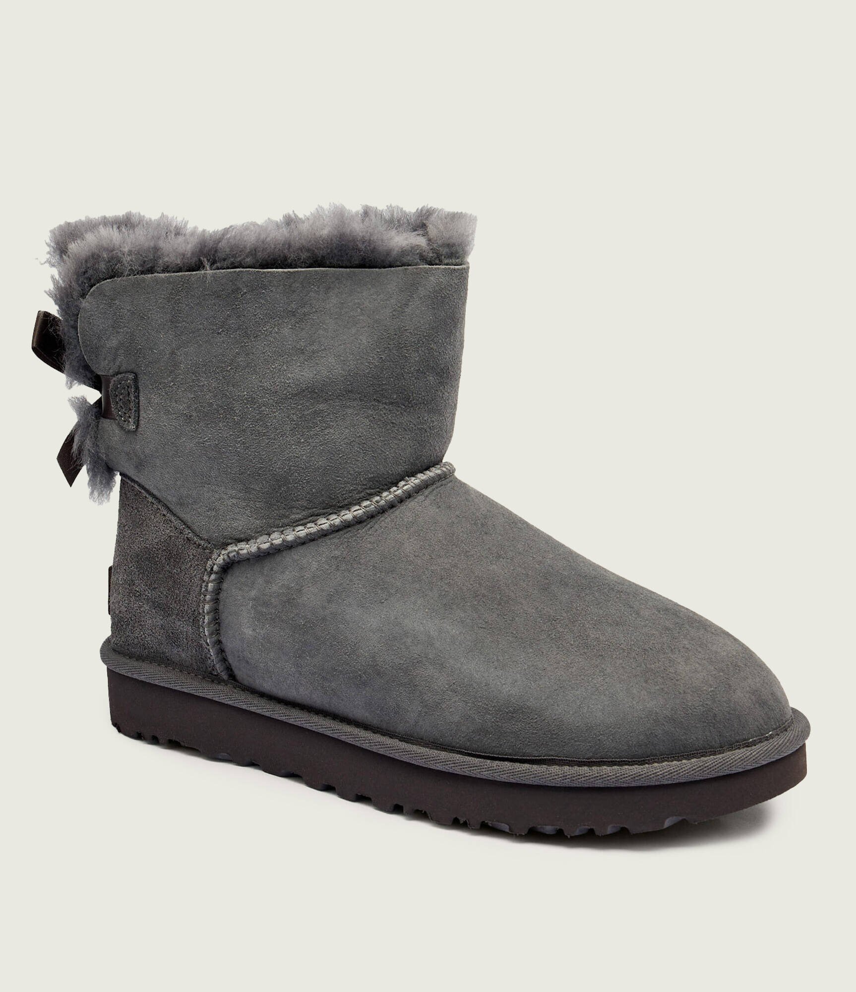 UGG Bocanci Mini Bailey Bow II | shearling | zamsz | lână
