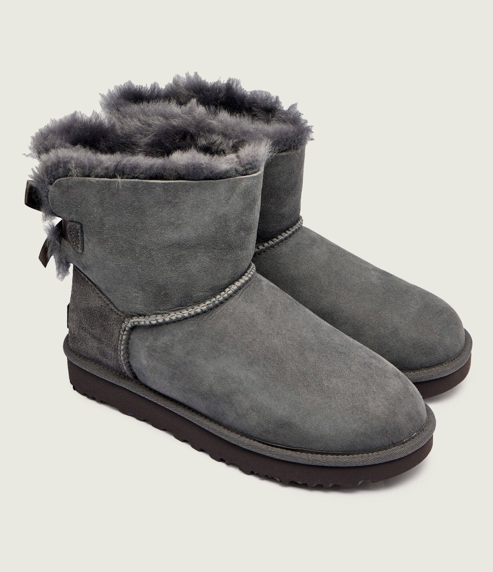 UGG Bocanci Mini Bailey Bow II | shearling | zamsz | lână