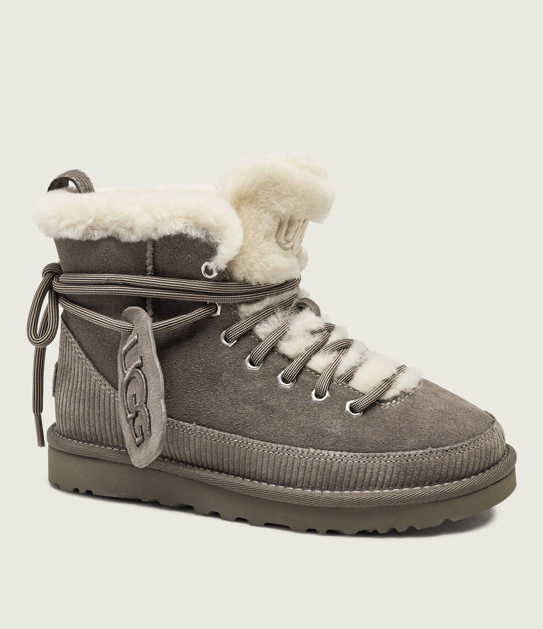 UGG Bocanci W Classic Heritage | piele întoarsă | wełna | shearling