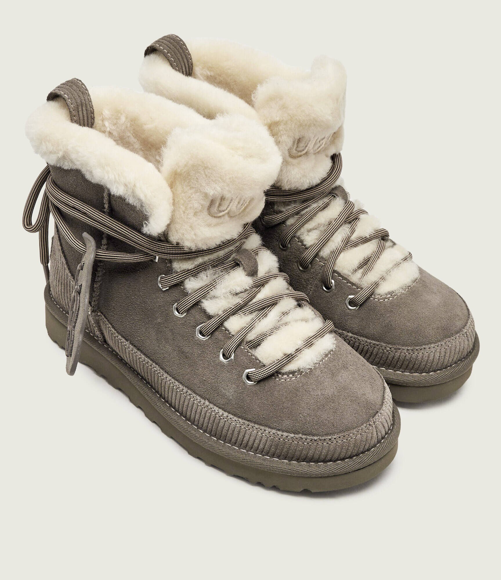 UGG Bocanci W Classic Heritage | piele întoarsă | wełna | shearling