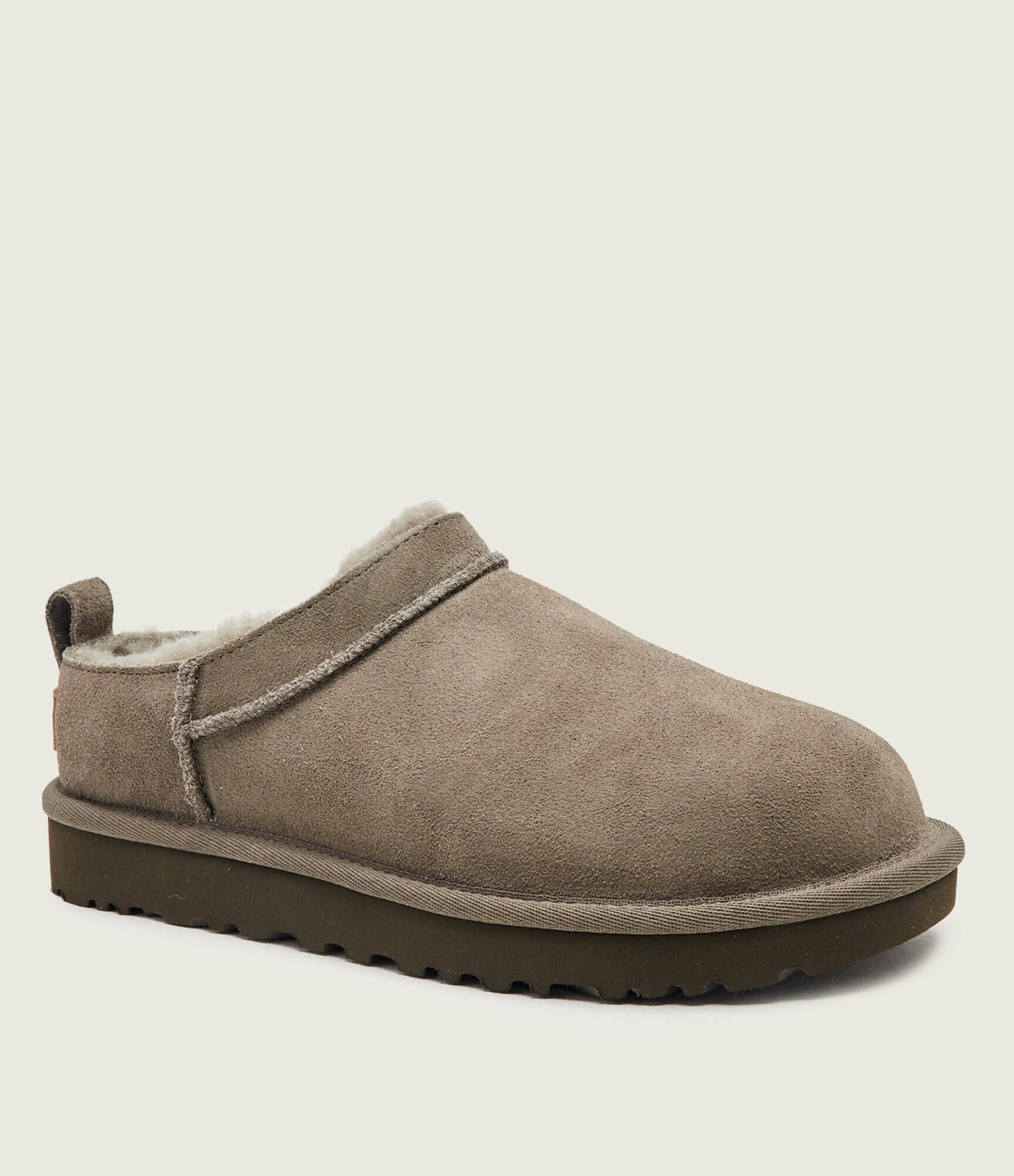 UGG Bocanci W Classic Micro | piele întoarsă | lână