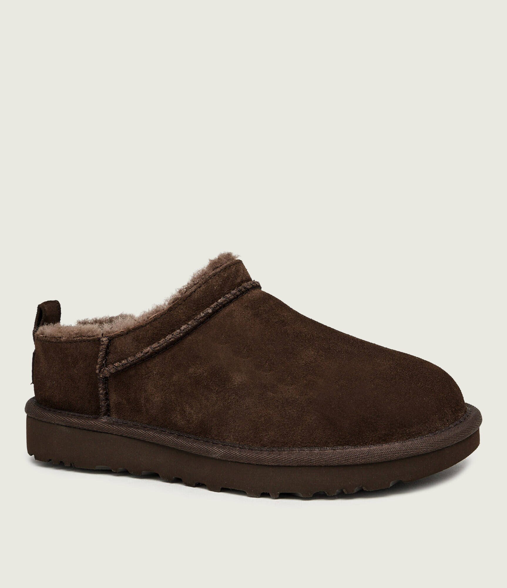 UGG Bocanci W Classic Micro | piele întoarsă | lână