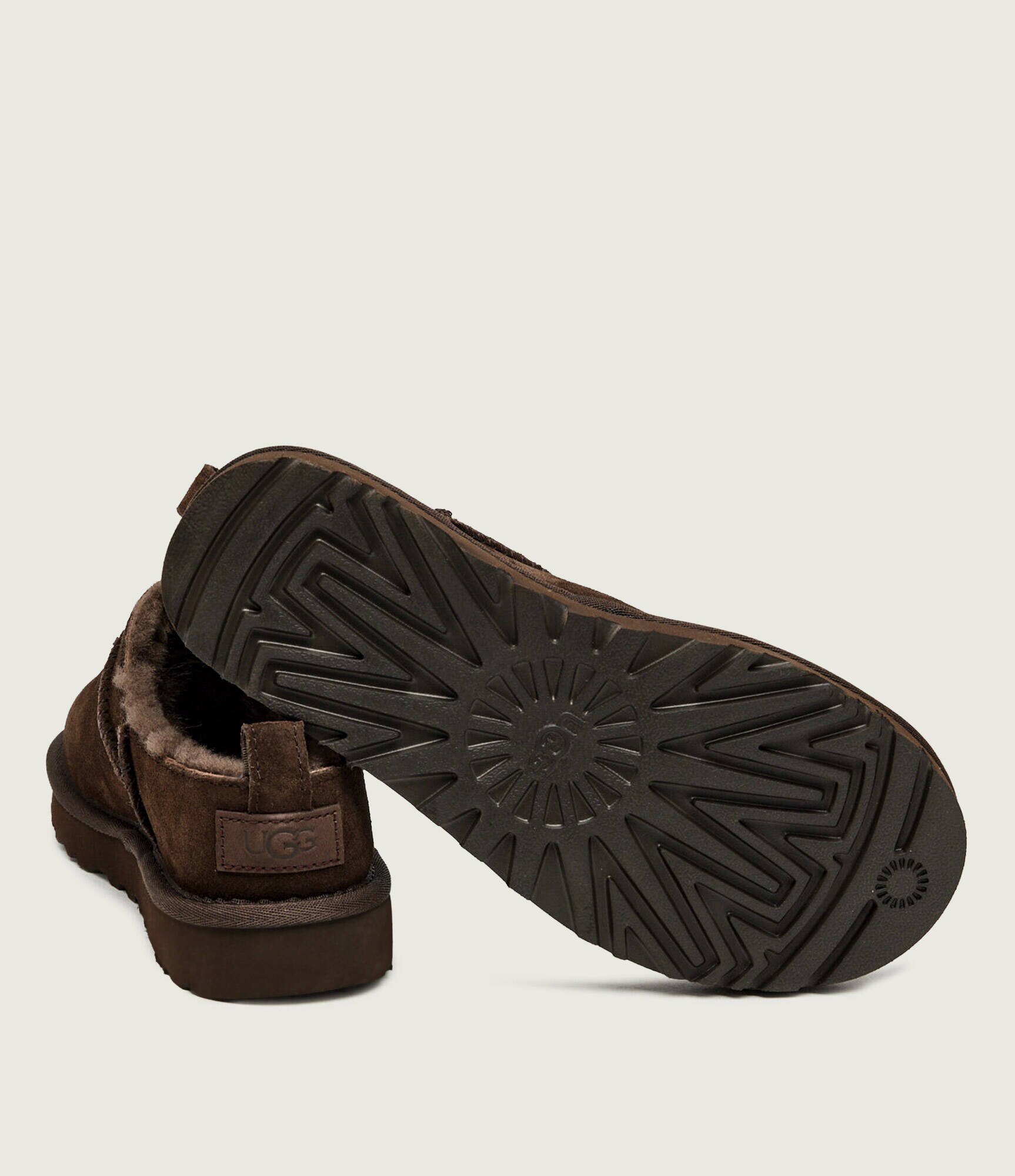 UGG Bocanci W Classic Micro | piele întoarsă | lână