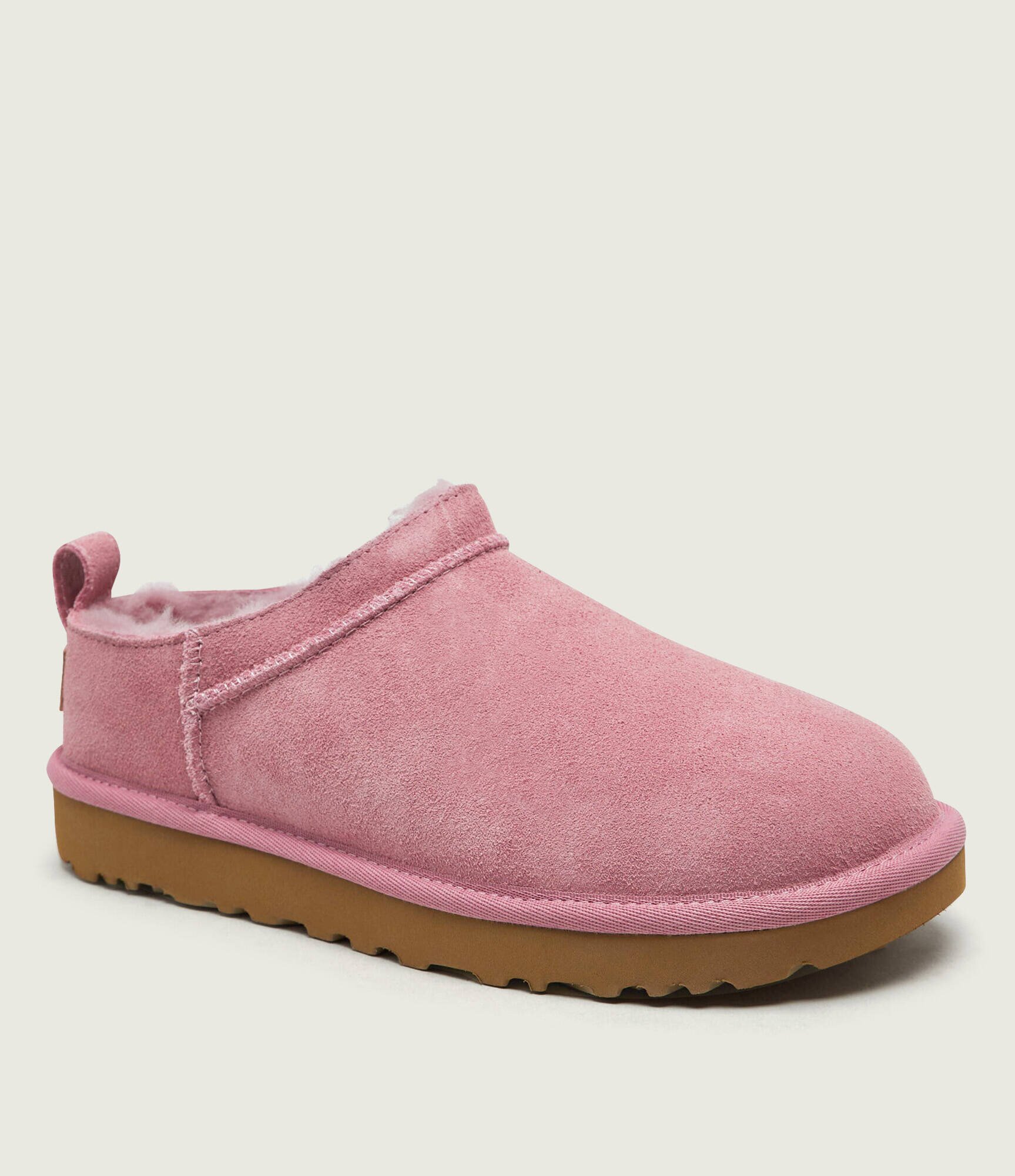 UGG Bocanci W Classic Micro | piele întoarsă | lână