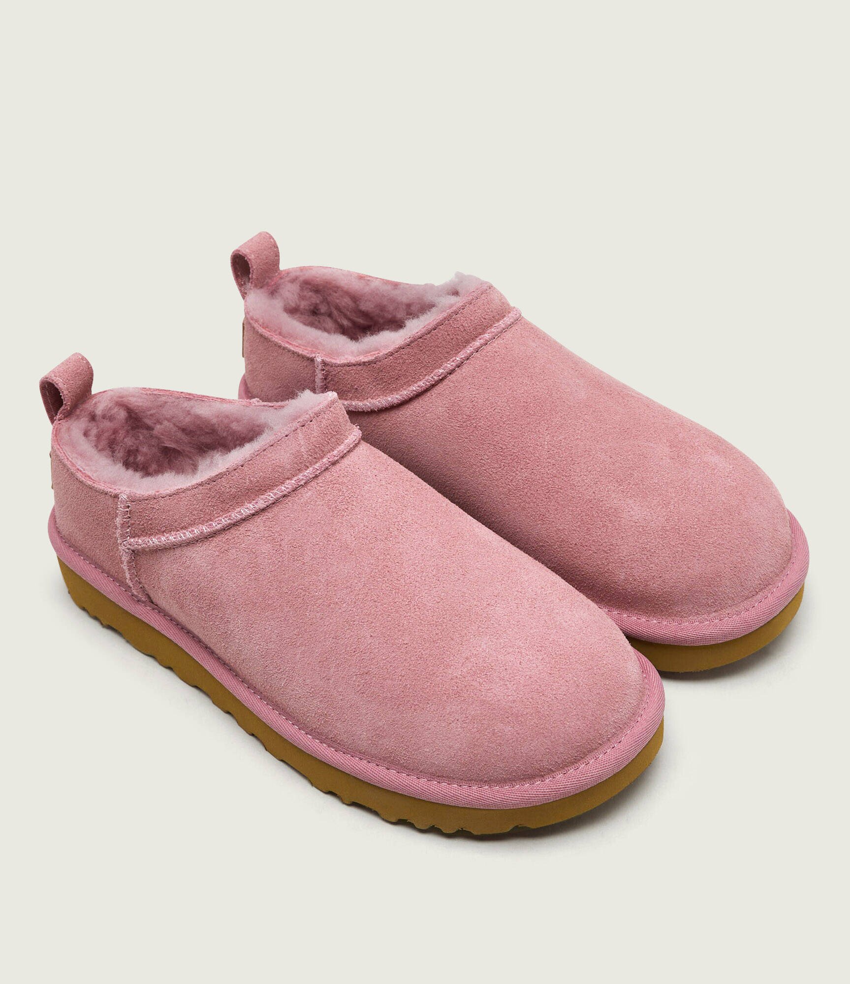 UGG Bocanci W Classic Micro | piele întoarsă | lână