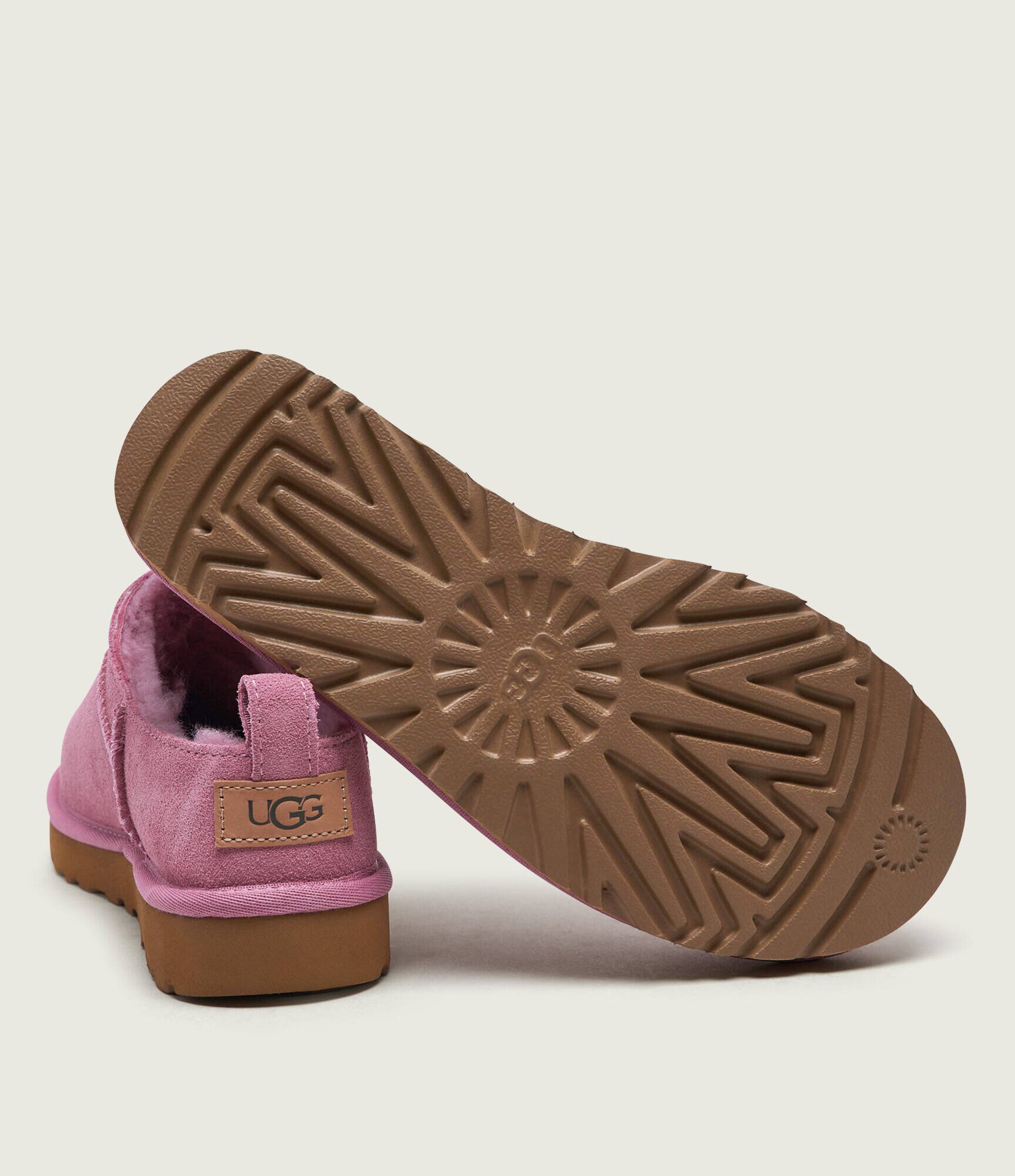 UGG Bocanci W Classic Micro | piele întoarsă | lână