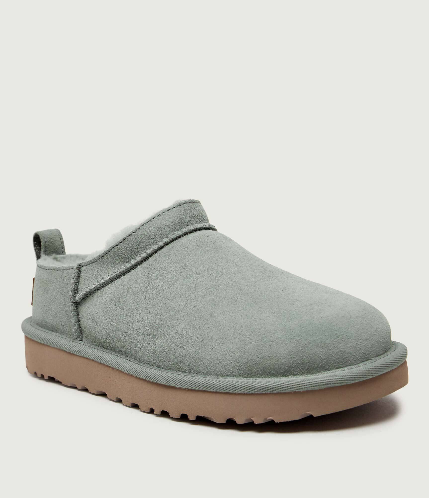 UGG Bocanci W CLASSIC MICRO | piele întoarsă (zamsz) | cu adaos de lână