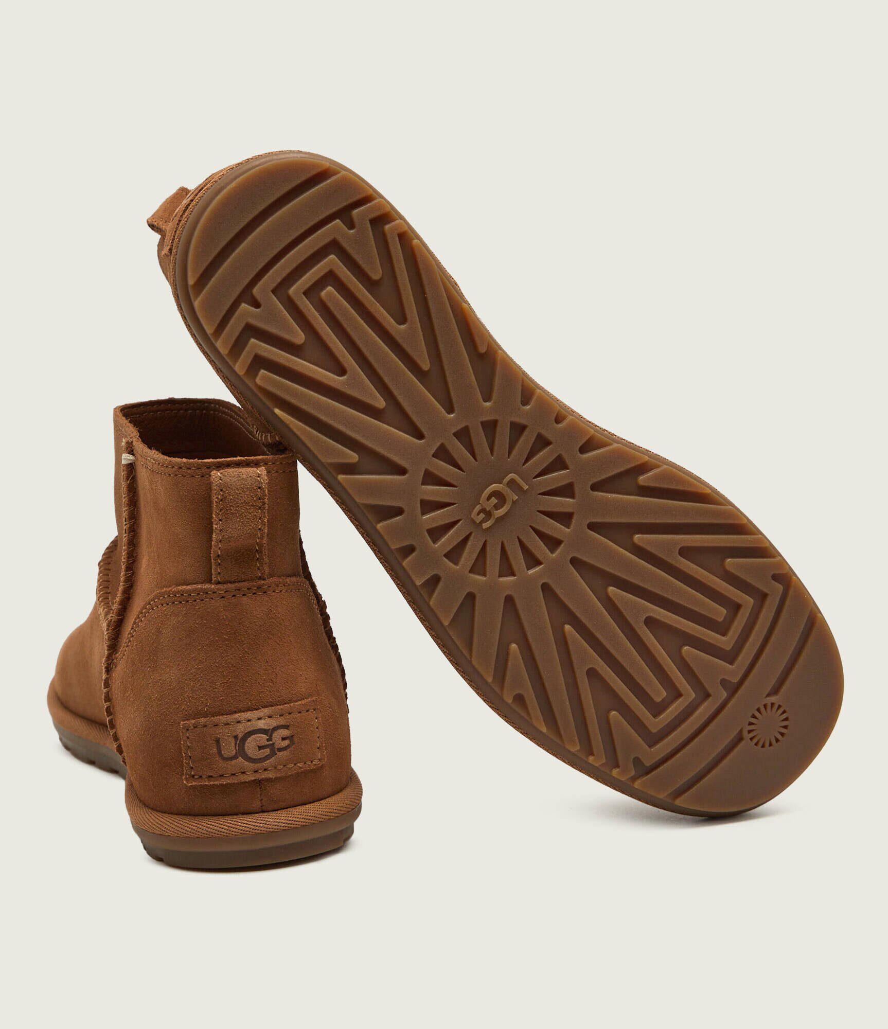 UGG Bocanci W Classic Mini Deconstructed | piele întoarsă