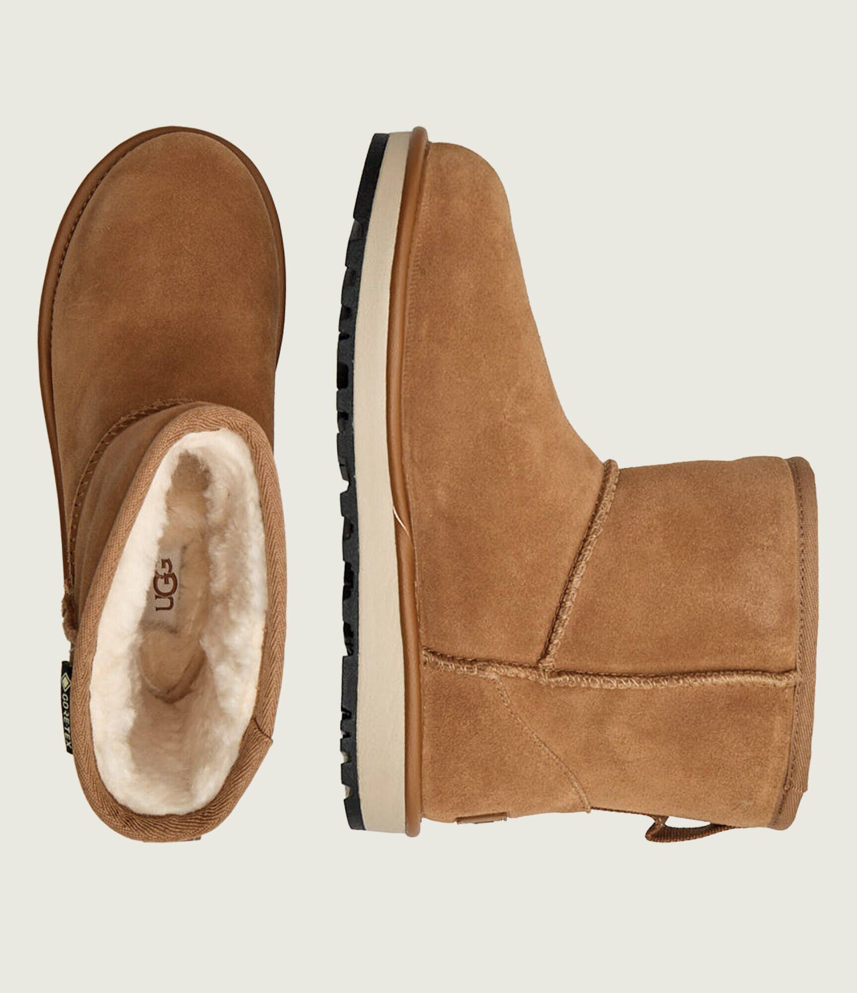 UGG Bocanci W CLASSIC MINI GTX | piele întoarsă