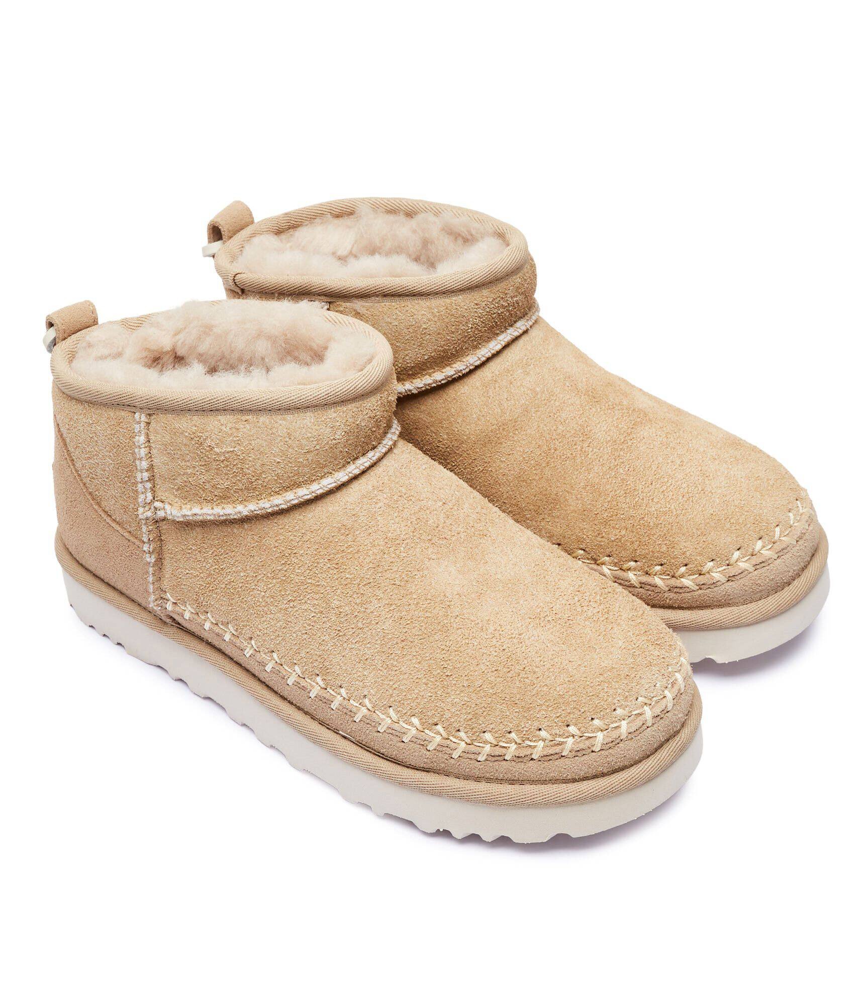 UGG Bocanci W Classic Ultra Mini Biarritz | piele întoarsă | lână