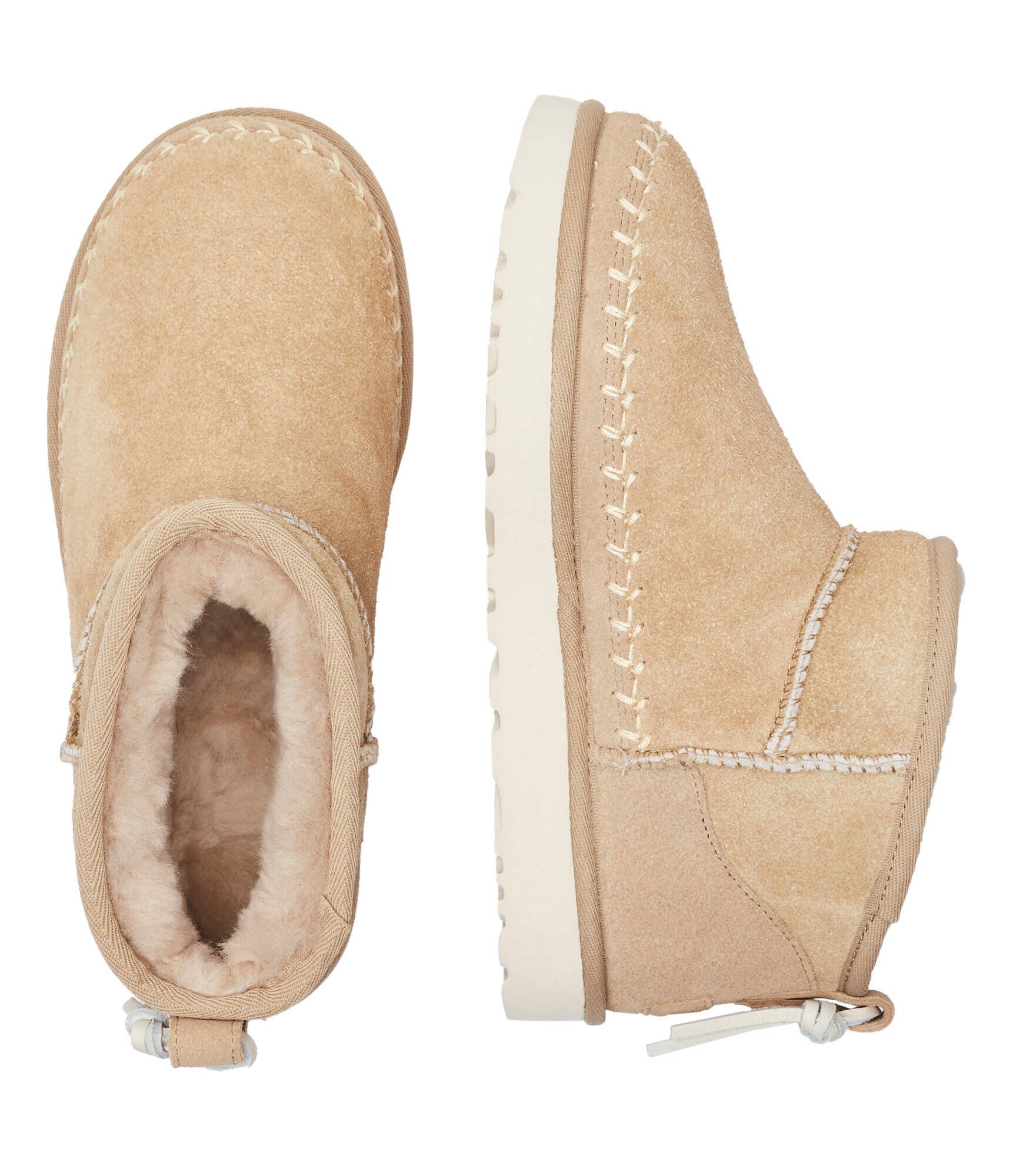 UGG Bocanci W Classic Ultra Mini Biarritz | piele întoarsă | lână