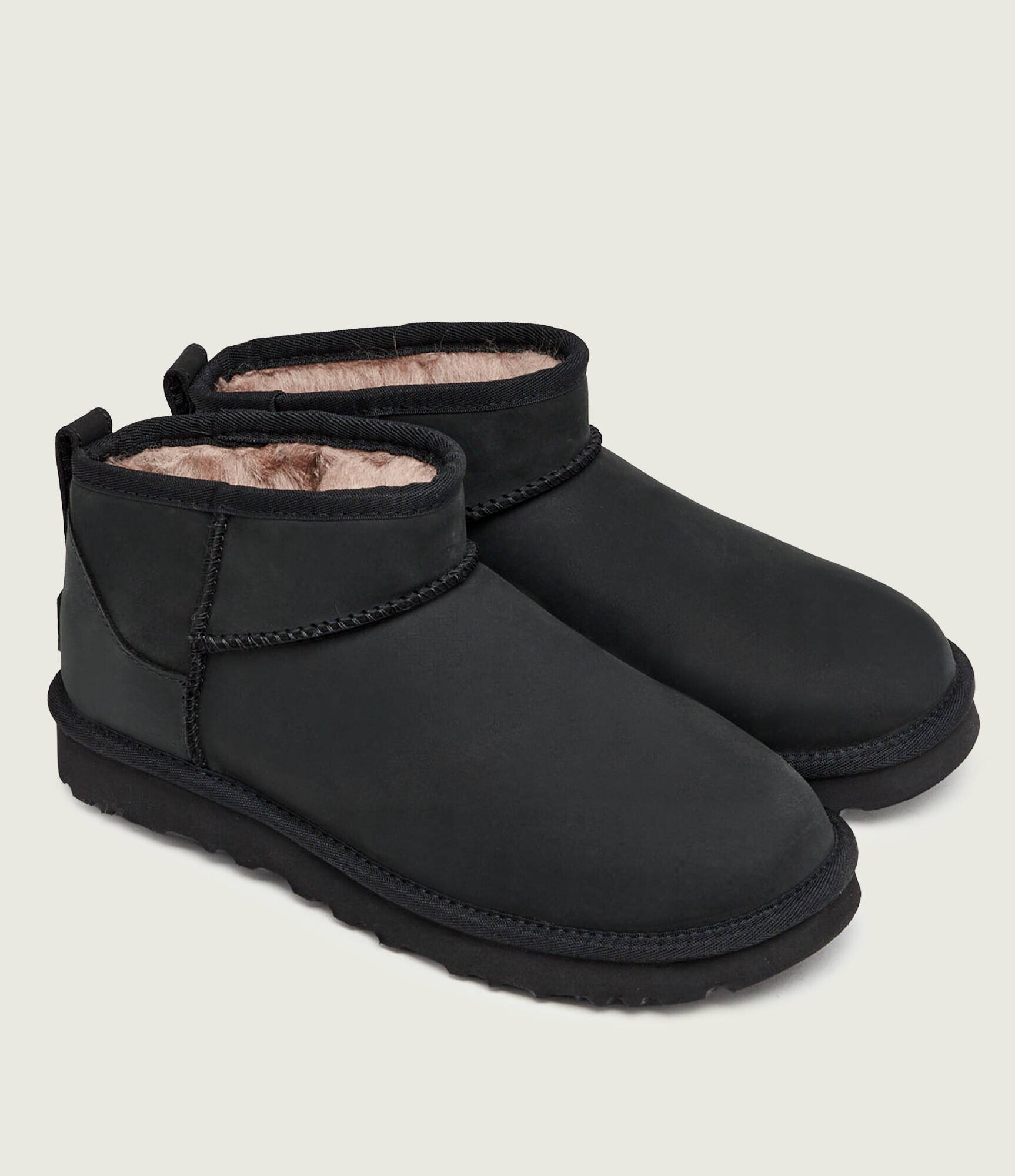 UGG Bocanci W Classic Ultra Mini | piele | lână