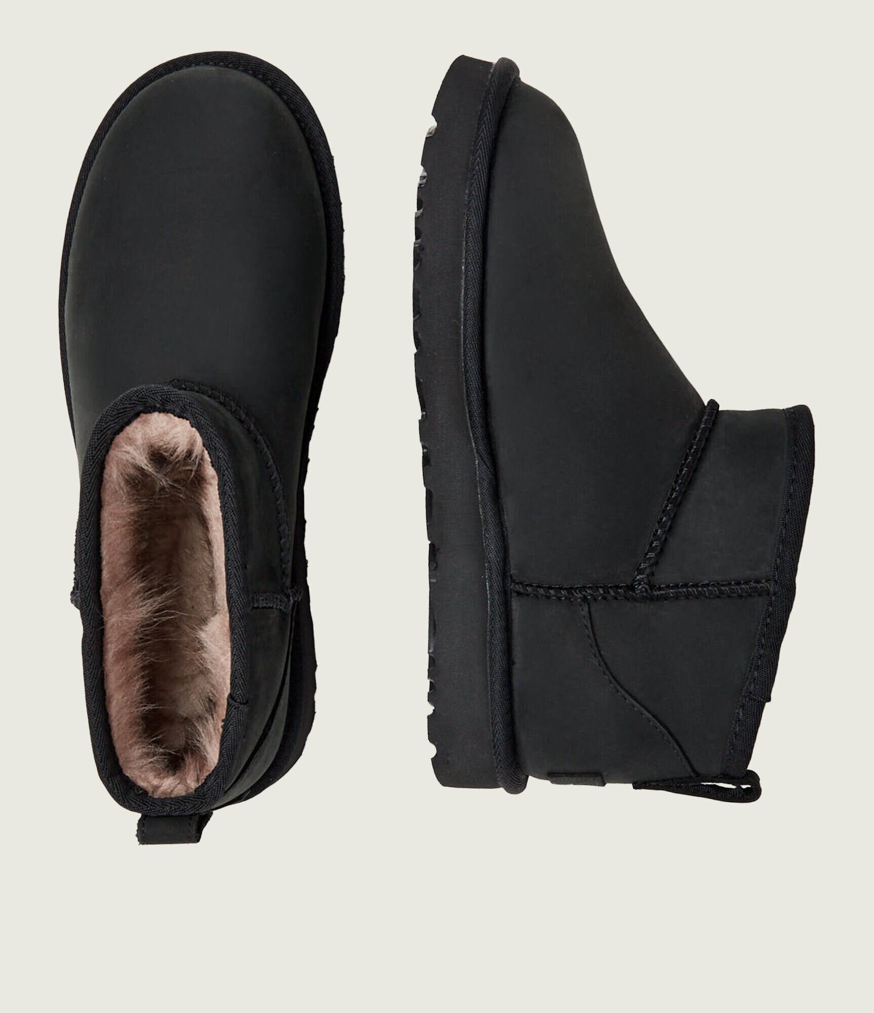 UGG Bocanci W Classic Ultra Mini | piele | lână