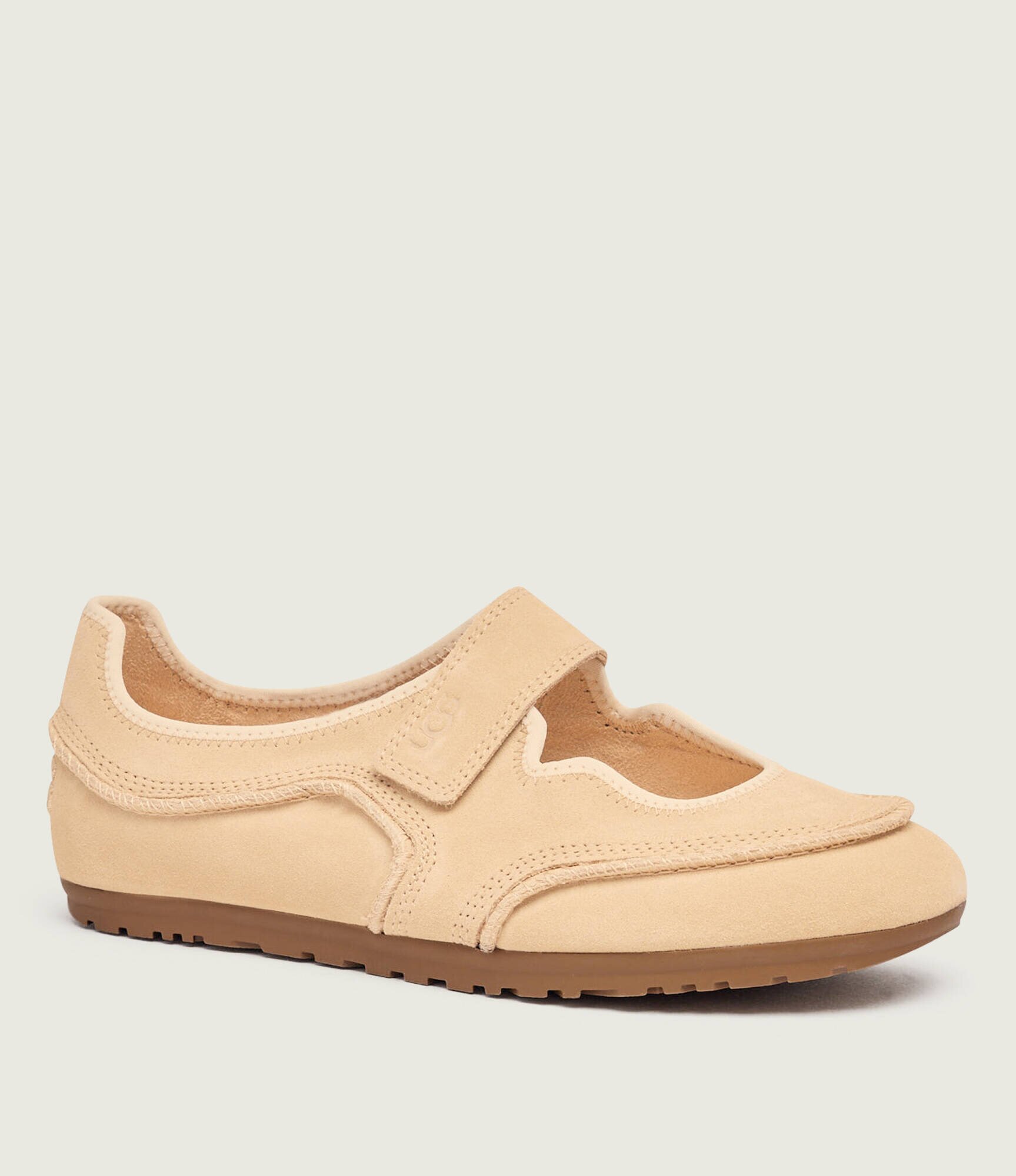 UGG Căptușite balerini W Quill Mary Jane | piele întoarsă (zamsz) | cu adaos de lână