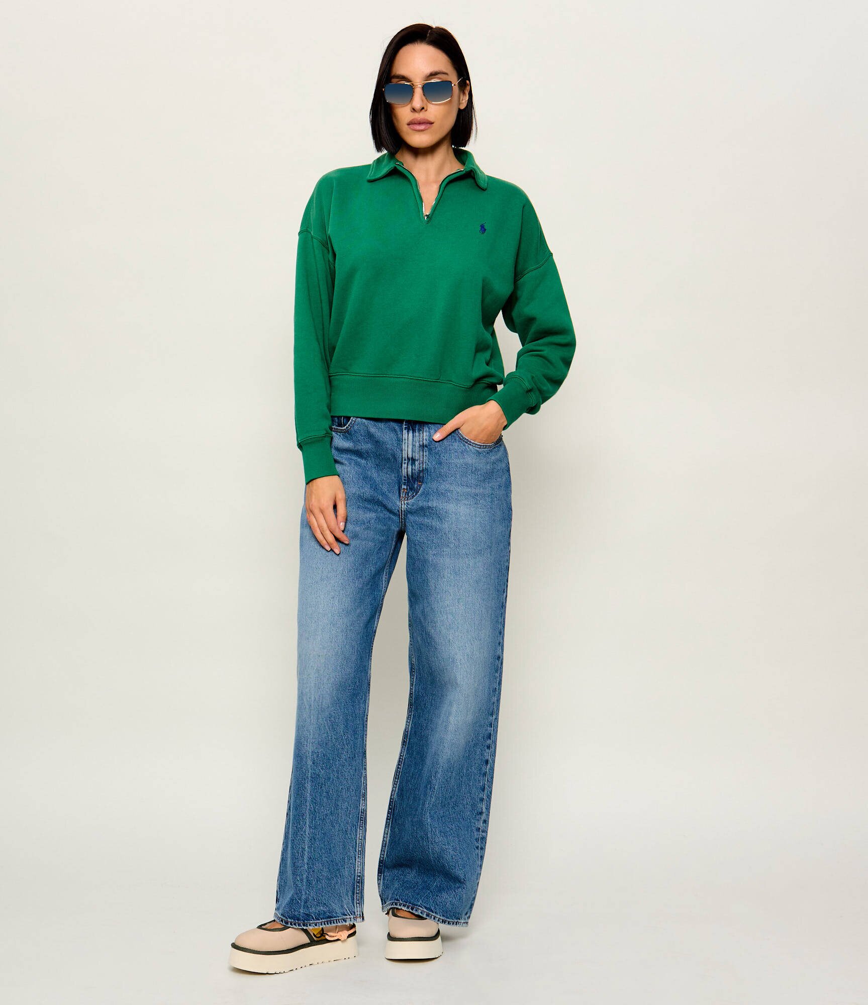 UGG Căptușite mules (încălțăminte) BEA MARY JANE WILDWOOD cu adaos de lână | CORDURA