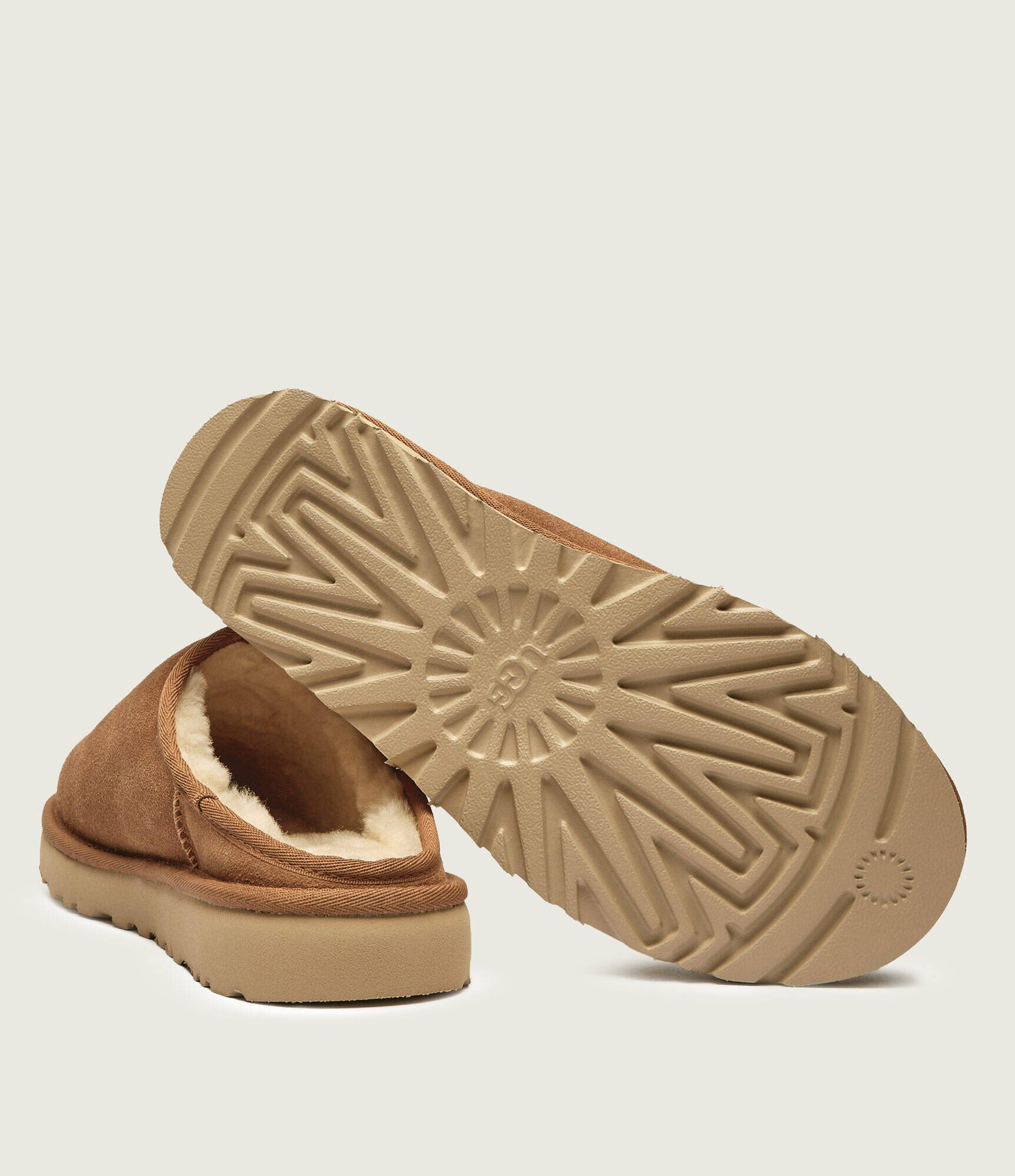 UGG Căptușite mules (încălțăminte) CLASSIC cu adaos de lână | piele întoarsă