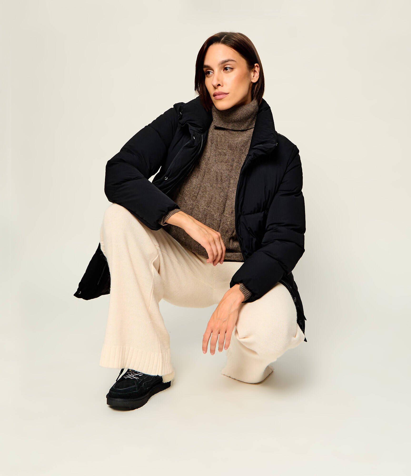 UGG Căptușite mules (încălțăminte) Lowmel | shearling | piele întoarsă (zamsz) | cu adaos de lână