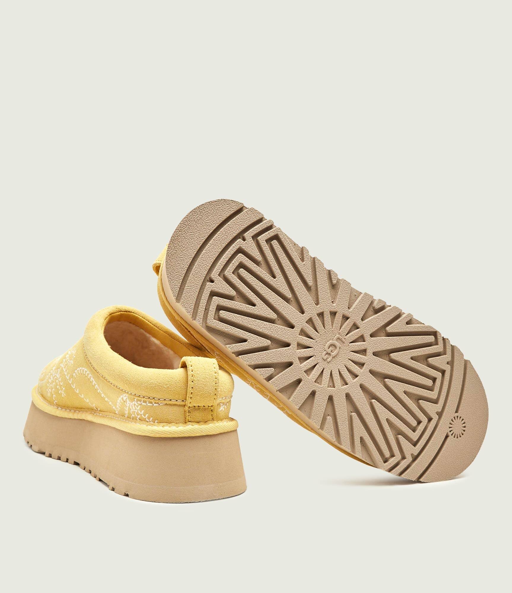 UGG Căptușite mules (încălțăminte) Tazz Botanic | piele întoarsă (zamsz) | cu adaos de lână
