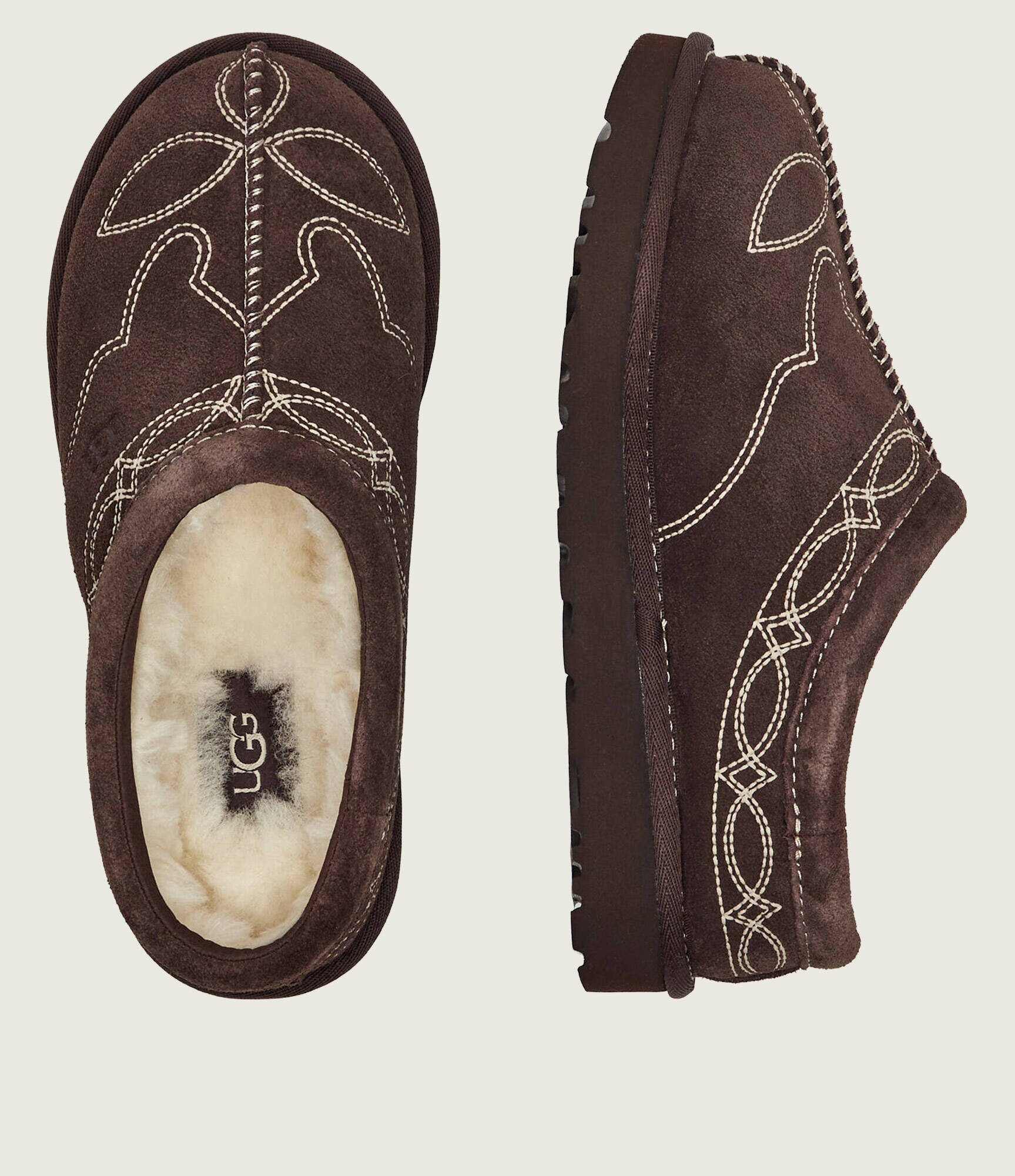 UGG Căptușite mules (încălțăminte) W Tasman Western | piele întoarsă | lână