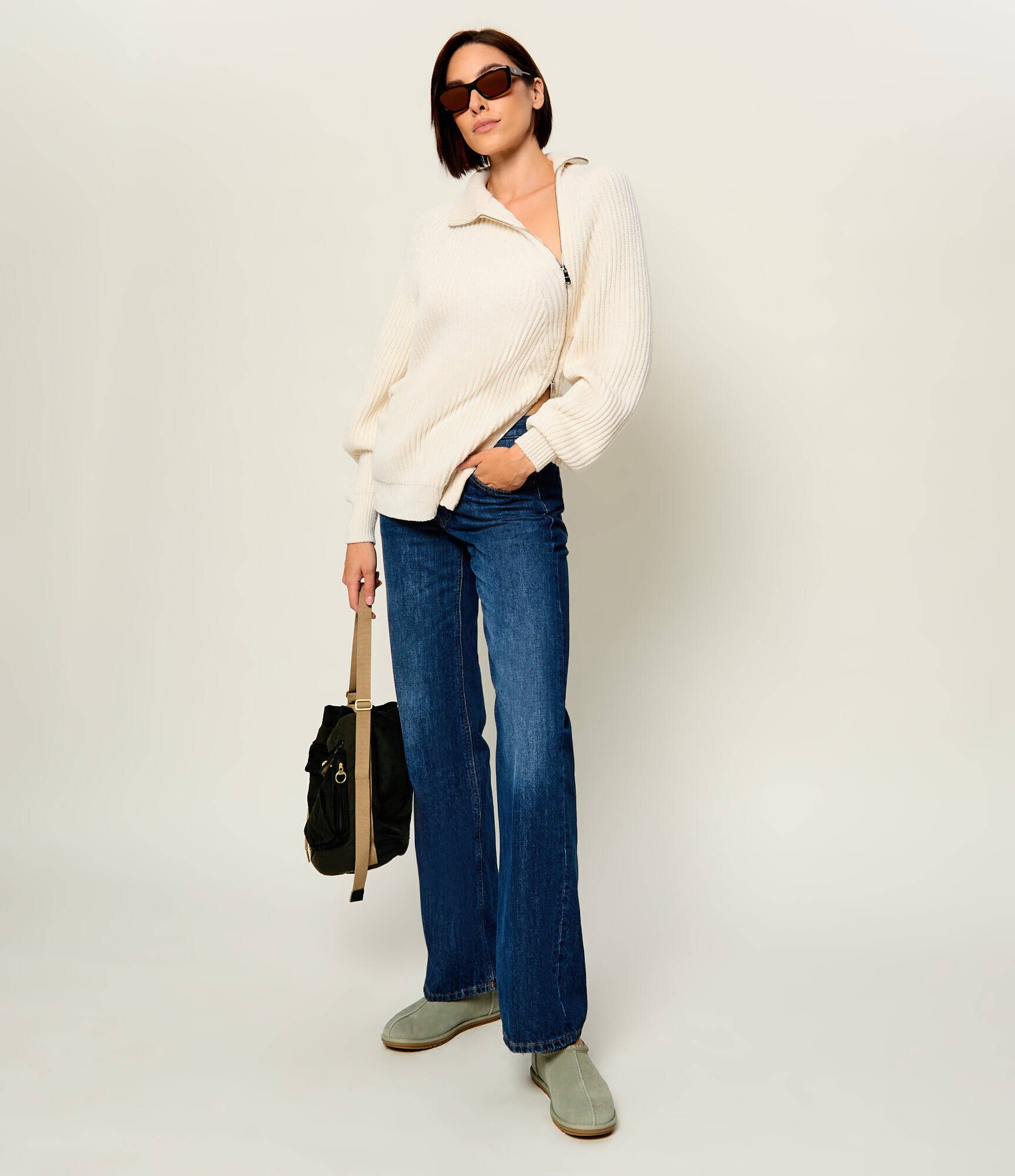 UGG Căptușite pantofi Tasman deconstructed | piele întoarsă (zamsz) | cu adaos de lână