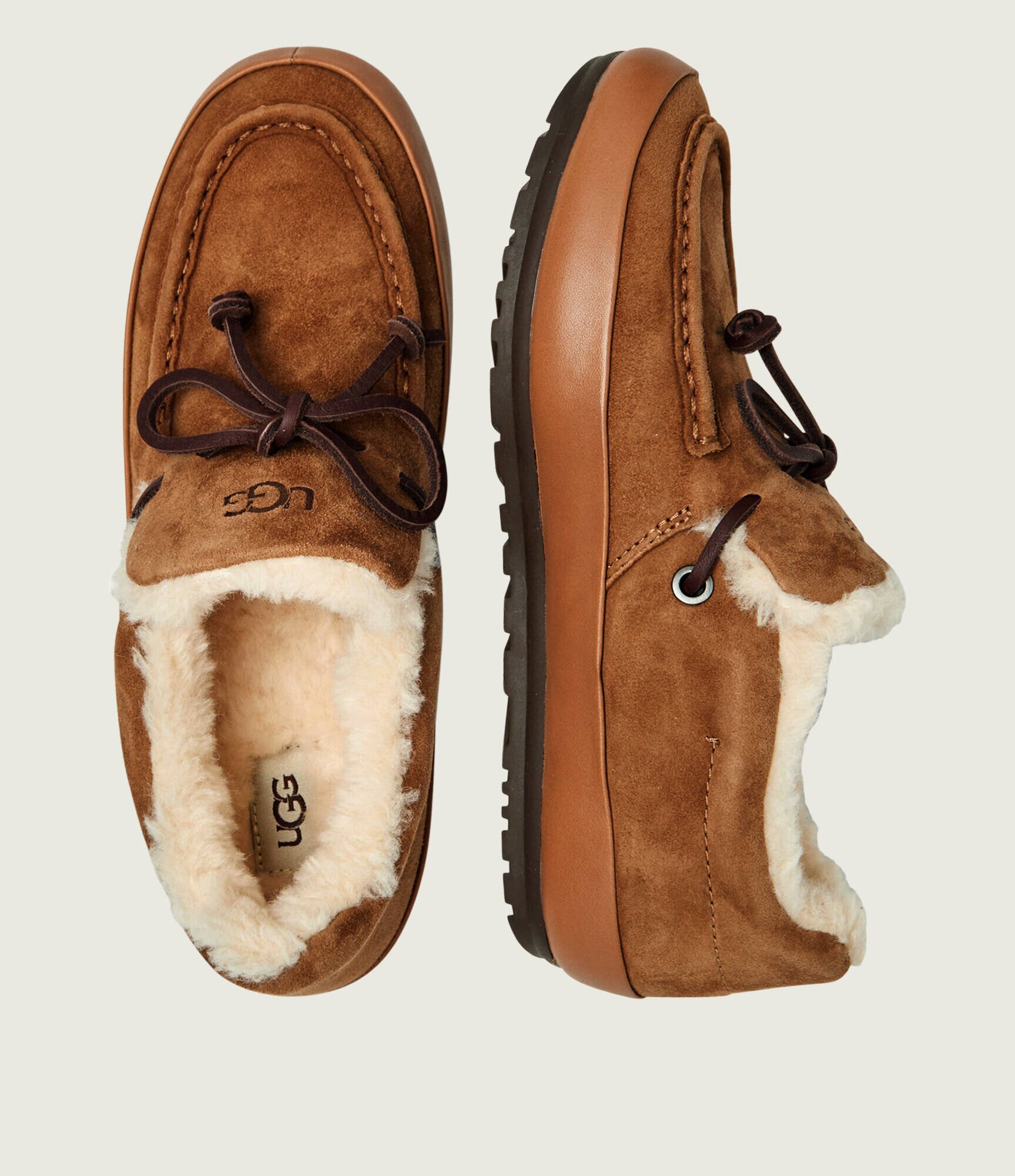 UGG Căptușite pantofi W Quill | piele întoarsă | shearling cu adaos de lână