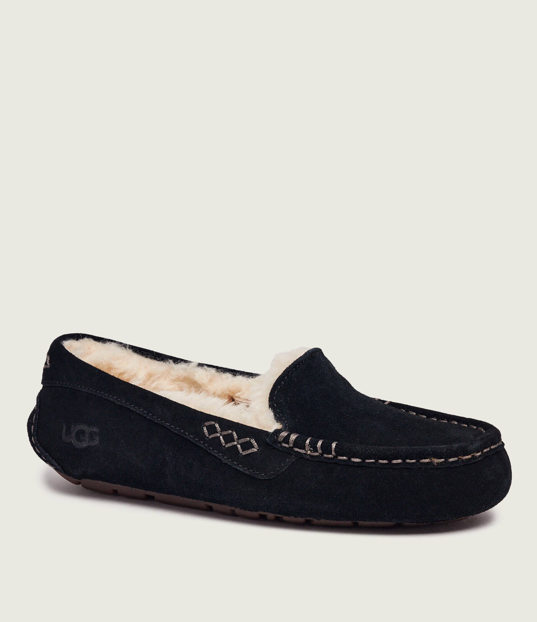 UGG Căptușite papuci de casă Ansley | shearling | piele întoarsă (zamsz) | cu adaos de lână