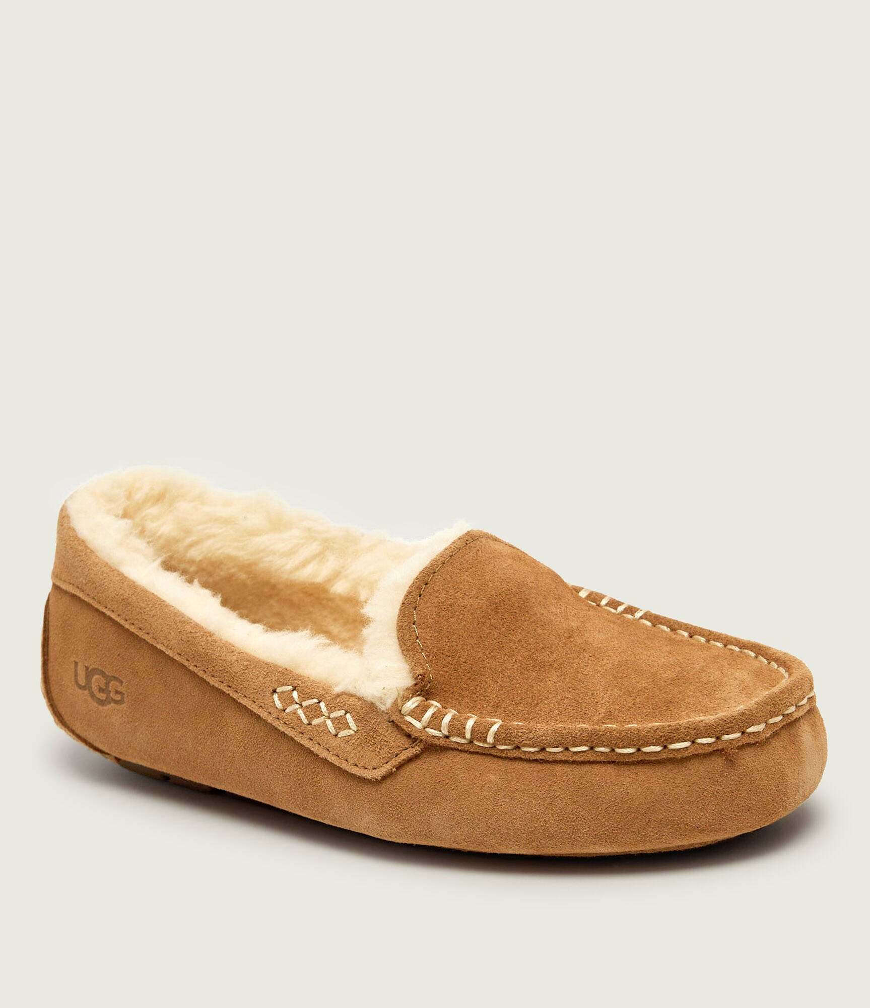 UGG Căptușite papuci de casă Ansley | shearling | piele întoarsă (zamsz) | cu adaos de lână