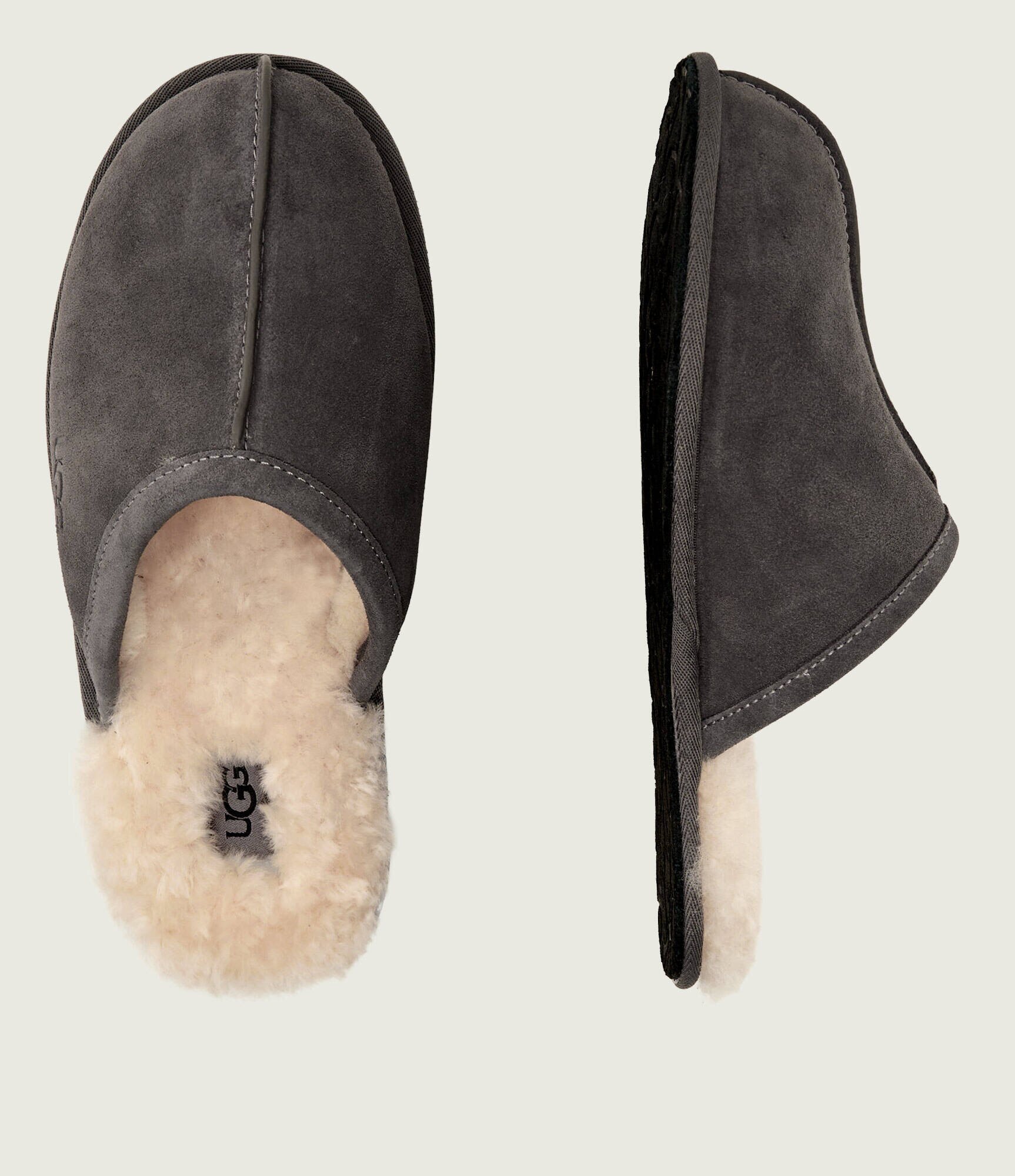 UGG Căptușite papuci de casă M SCUFF cu adaos de lână | piele întoarsă