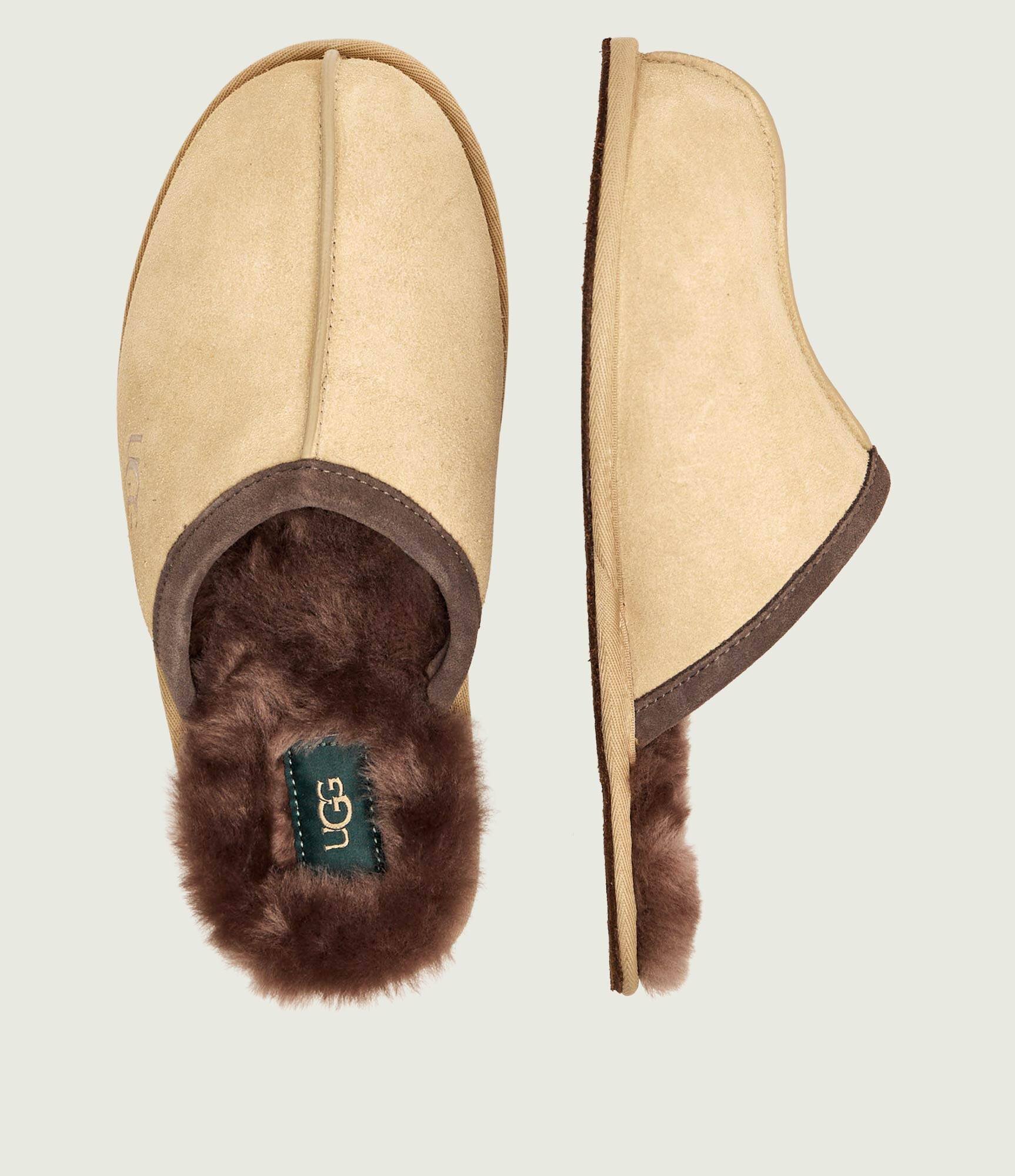 UGG Căptușite papuci de casă M SCUFF | piele întoarsă