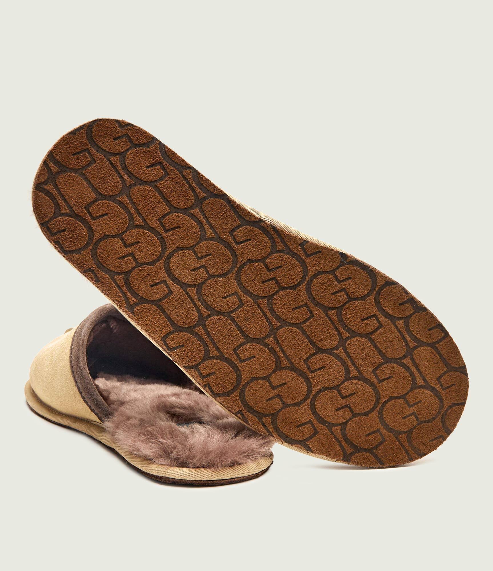 UGG Căptușite papuci de casă M SCUFF | piele întoarsă