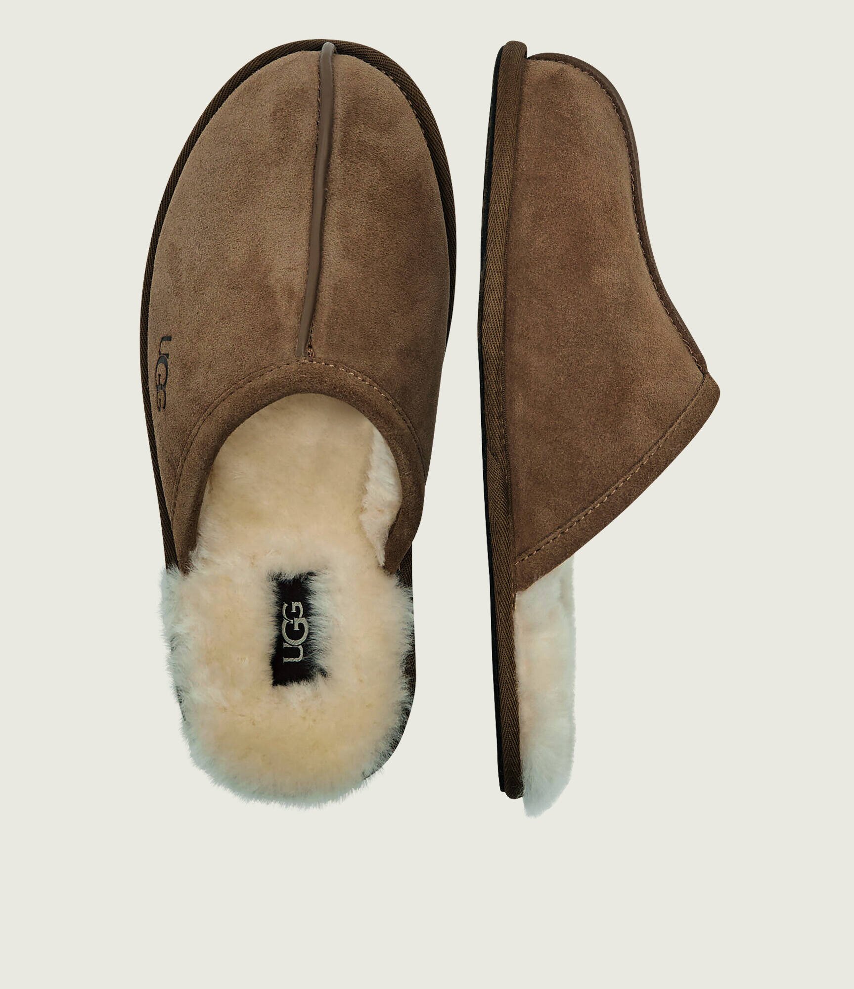 UGG Căptușite papuci de casă M Scuff | piele întoarsă (zamsz) | cu adaos de lână