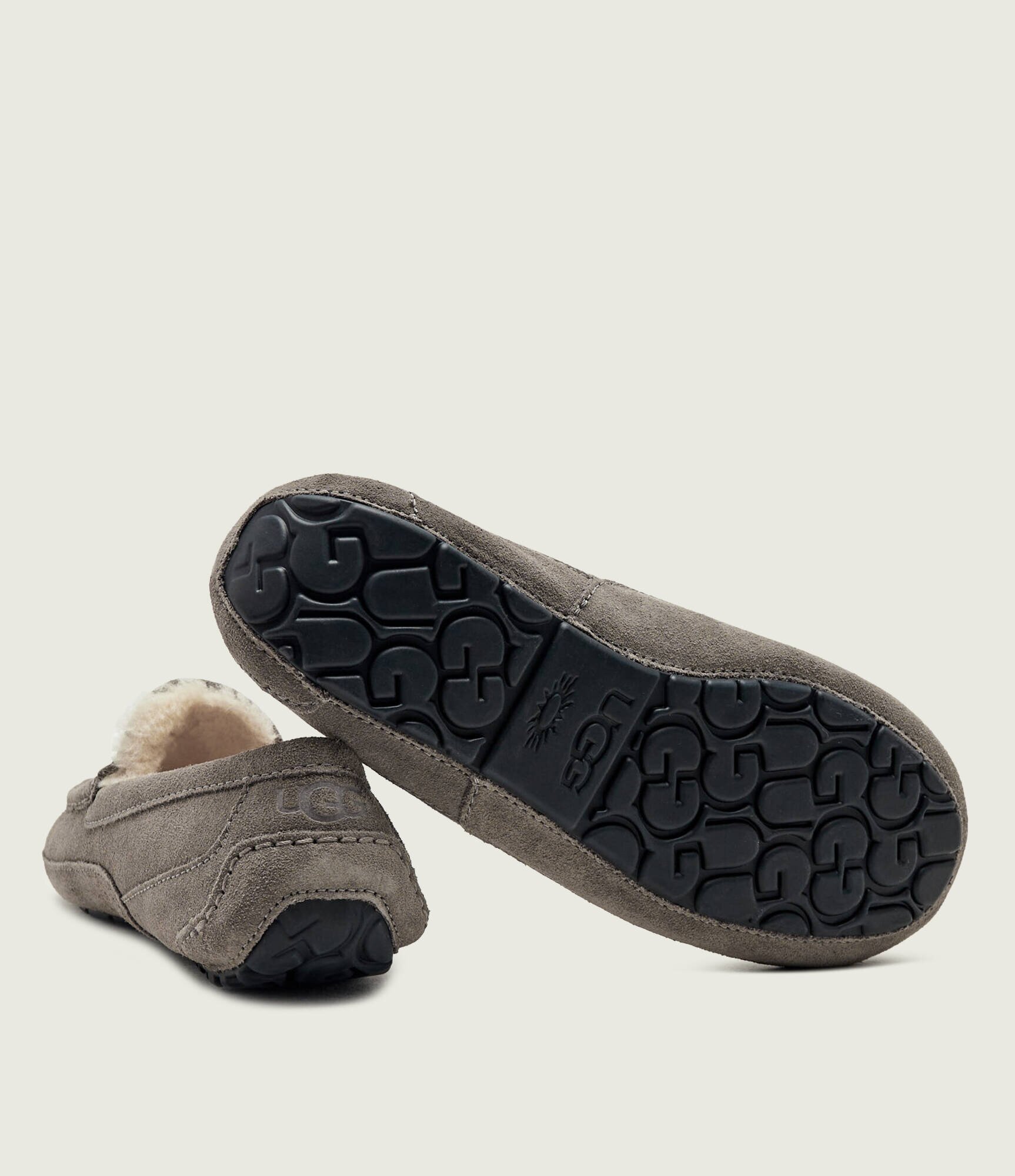 UGG Căptușite papuci de casă | shearling | piele întoarsă
