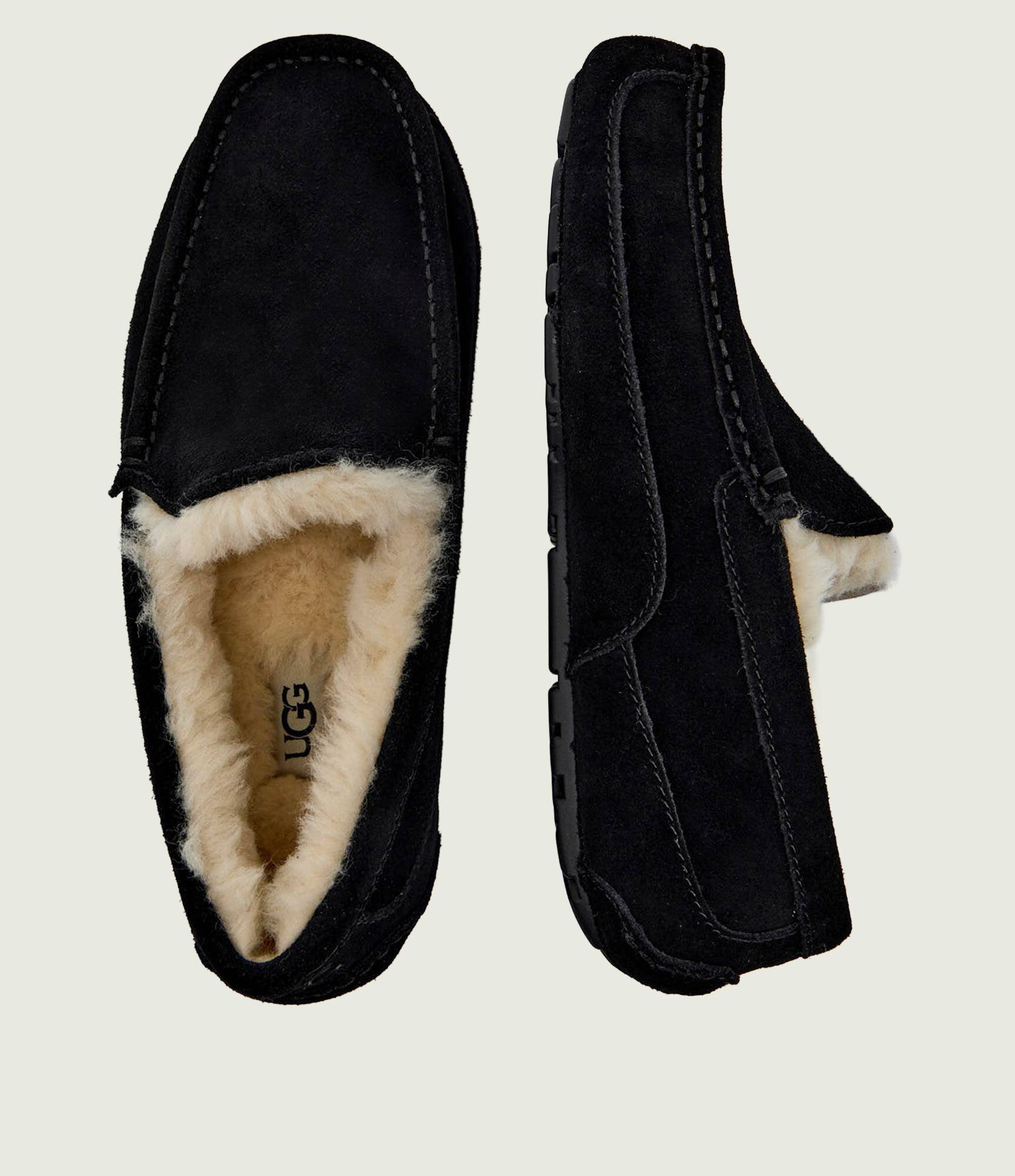 UGG Căptușite papuci de casă | shearling | piele întoarsă