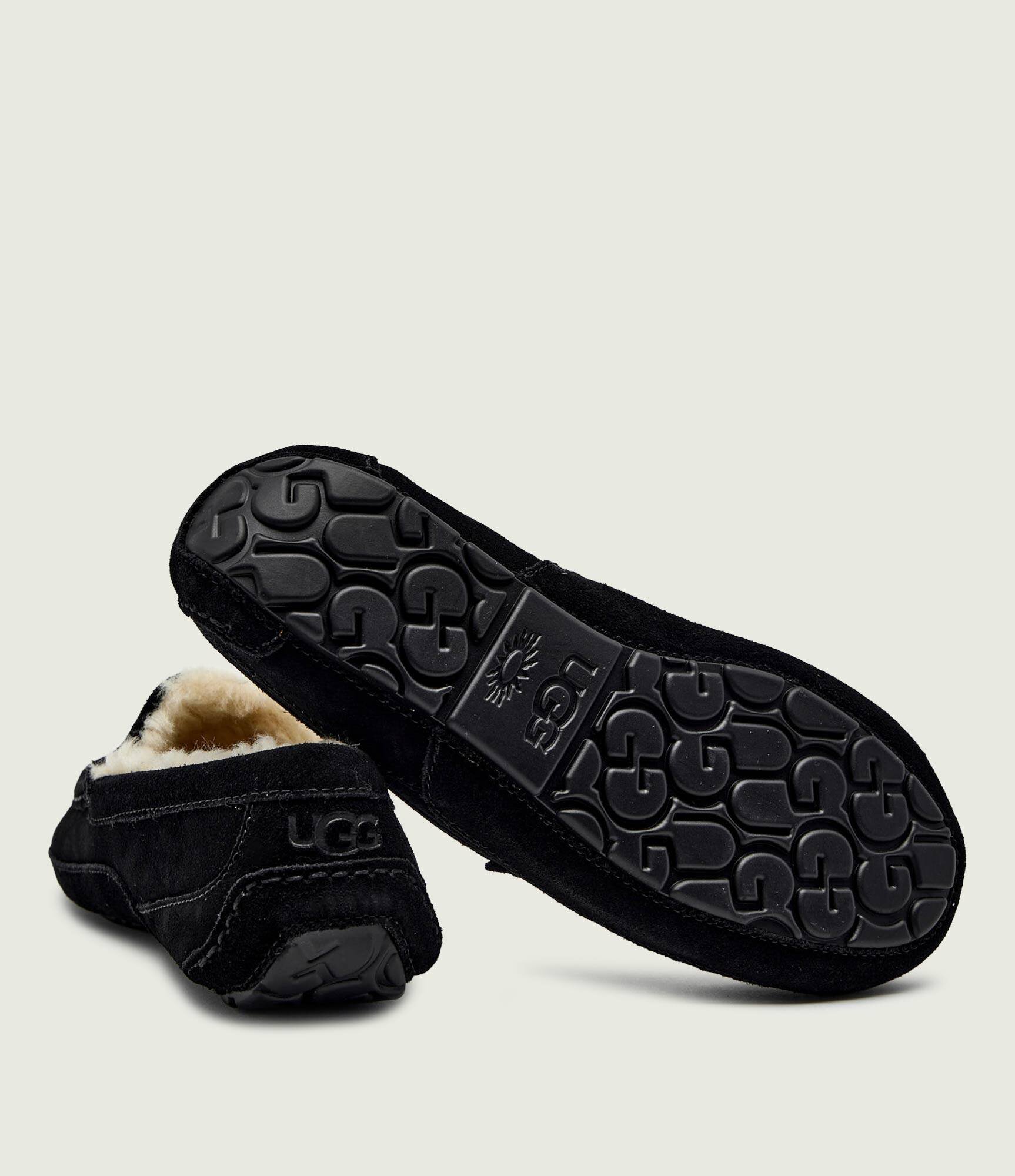 UGG Căptușite papuci de casă | shearling | piele întoarsă