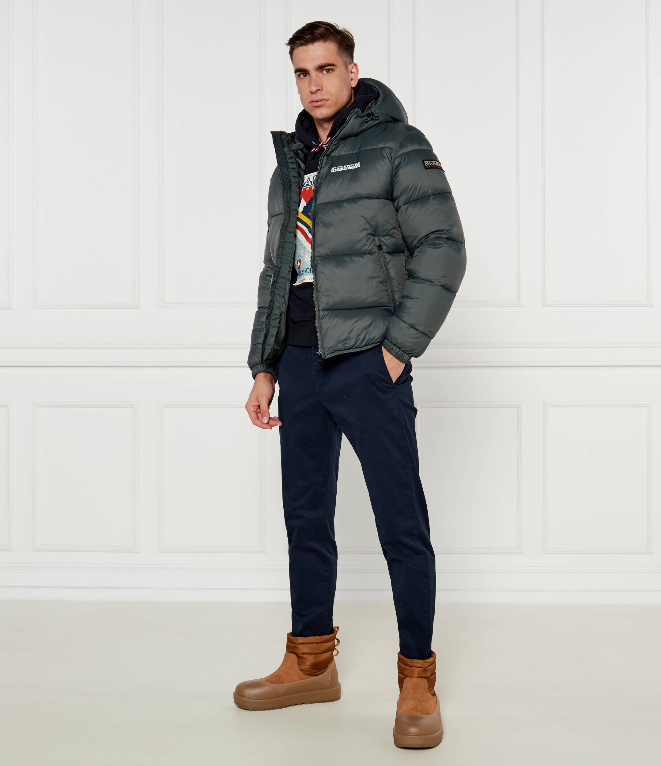 UGG De piele bocanci CLASSIC MINI MOD