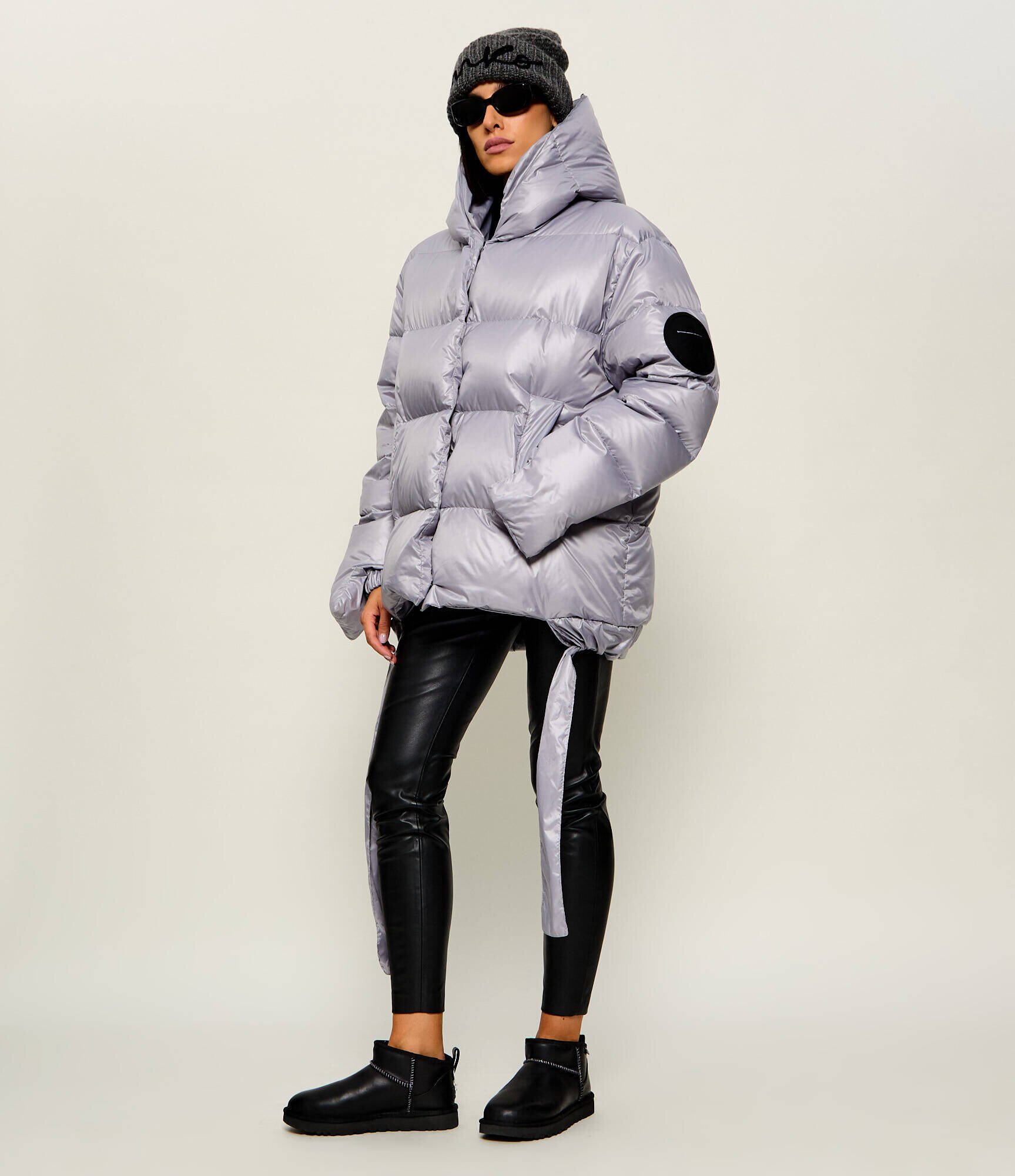 UGG De piele bocanci Classic Ultra Mini cu adaos de lână