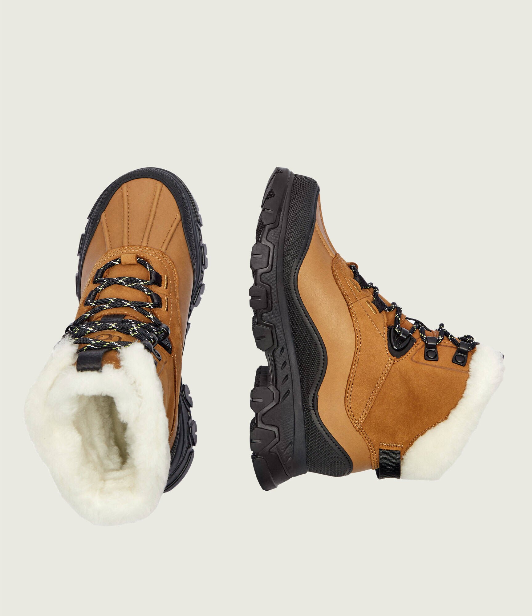 UGG De piele ghete de trekking ADIRONDACK MERIDIAN HIKER cu adaos de lână