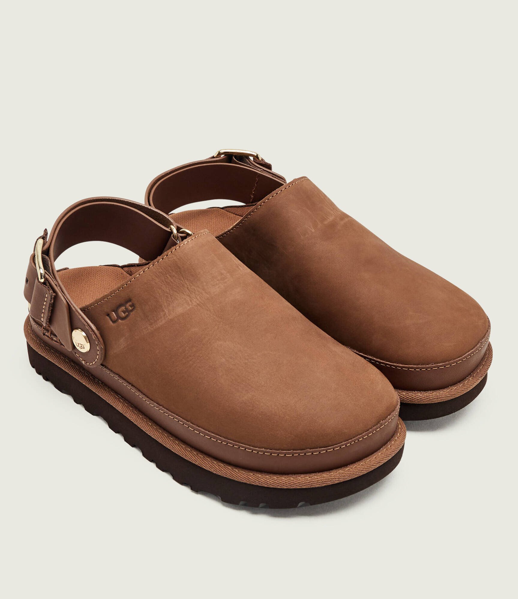 UGG De piele mule 2 în 1 W GoldenStar Villa Clog