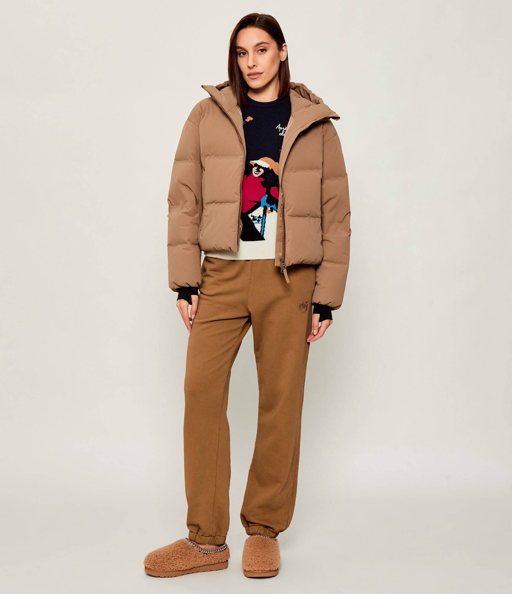 UGG De piele mules (încălțăminte) Tasman Maxi Curly cu adaos de lână