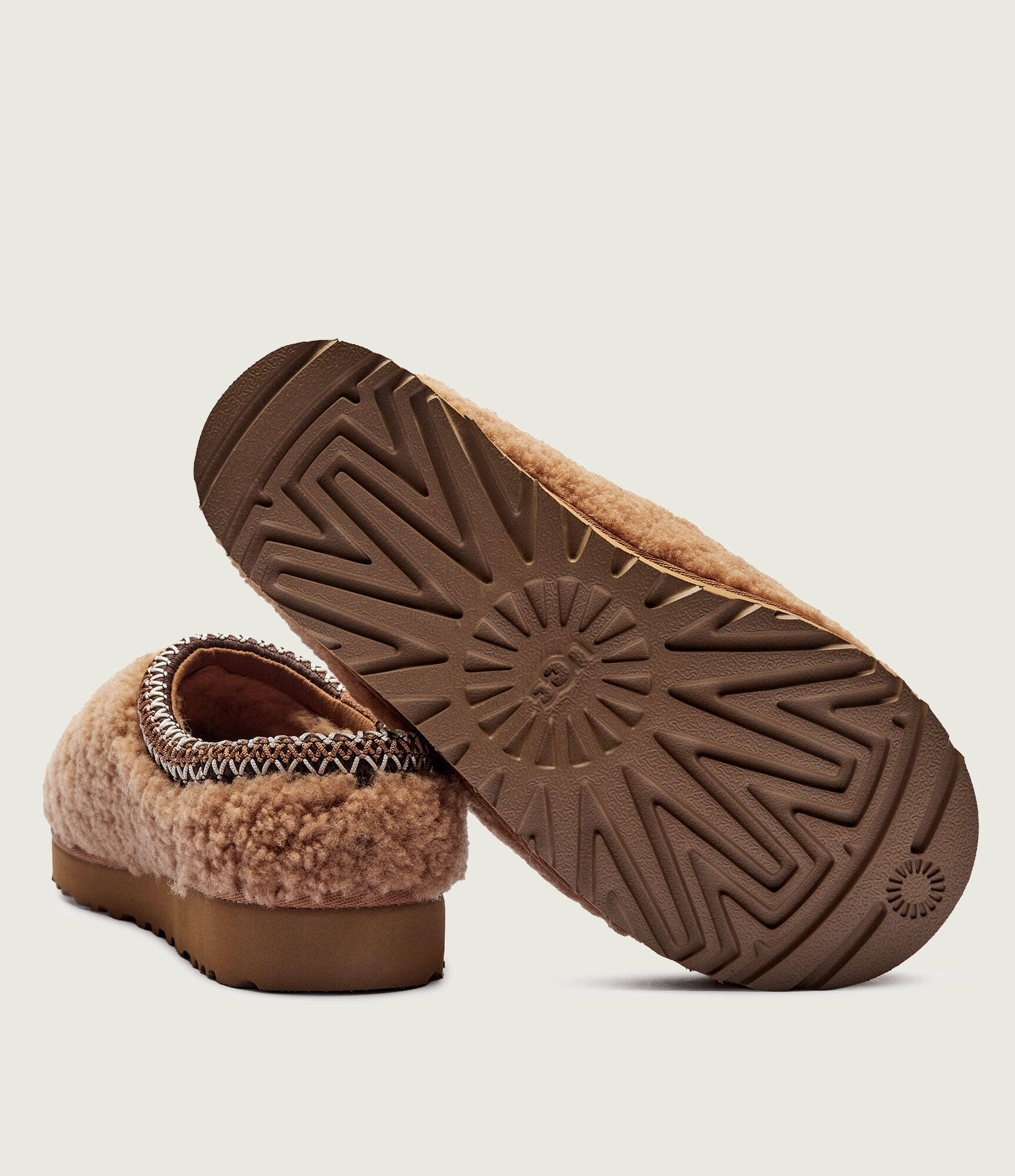 UGG De piele mules (încălțăminte) Tasman Maxi Curly cu adaos de lână
